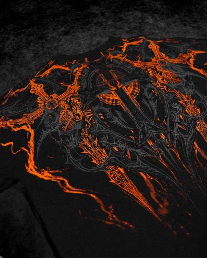 Resurrection Oversized T-shirt [SCORCH]-Coordom