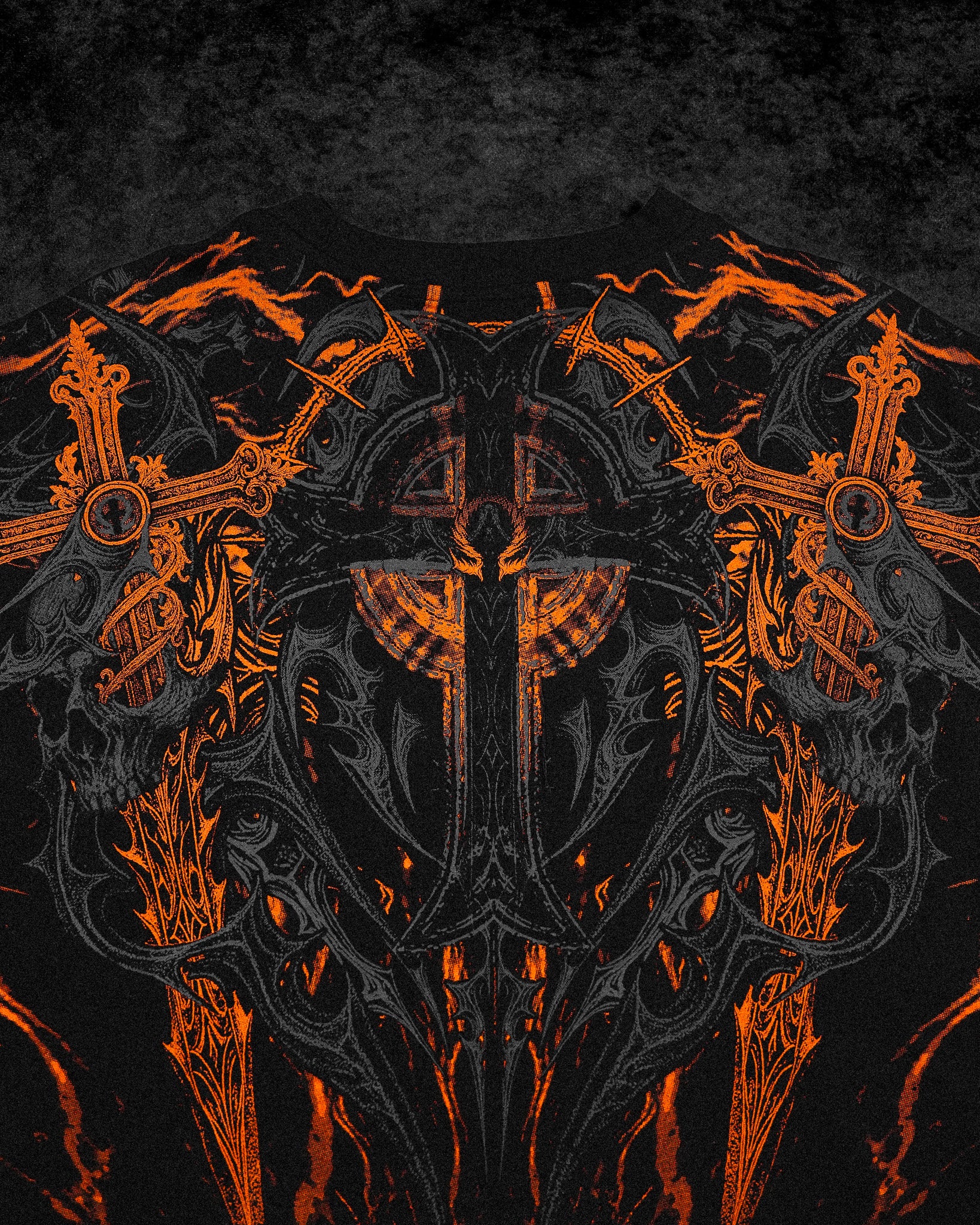 Resurrection Oversized T-shirt [SCORCH]-Coordom