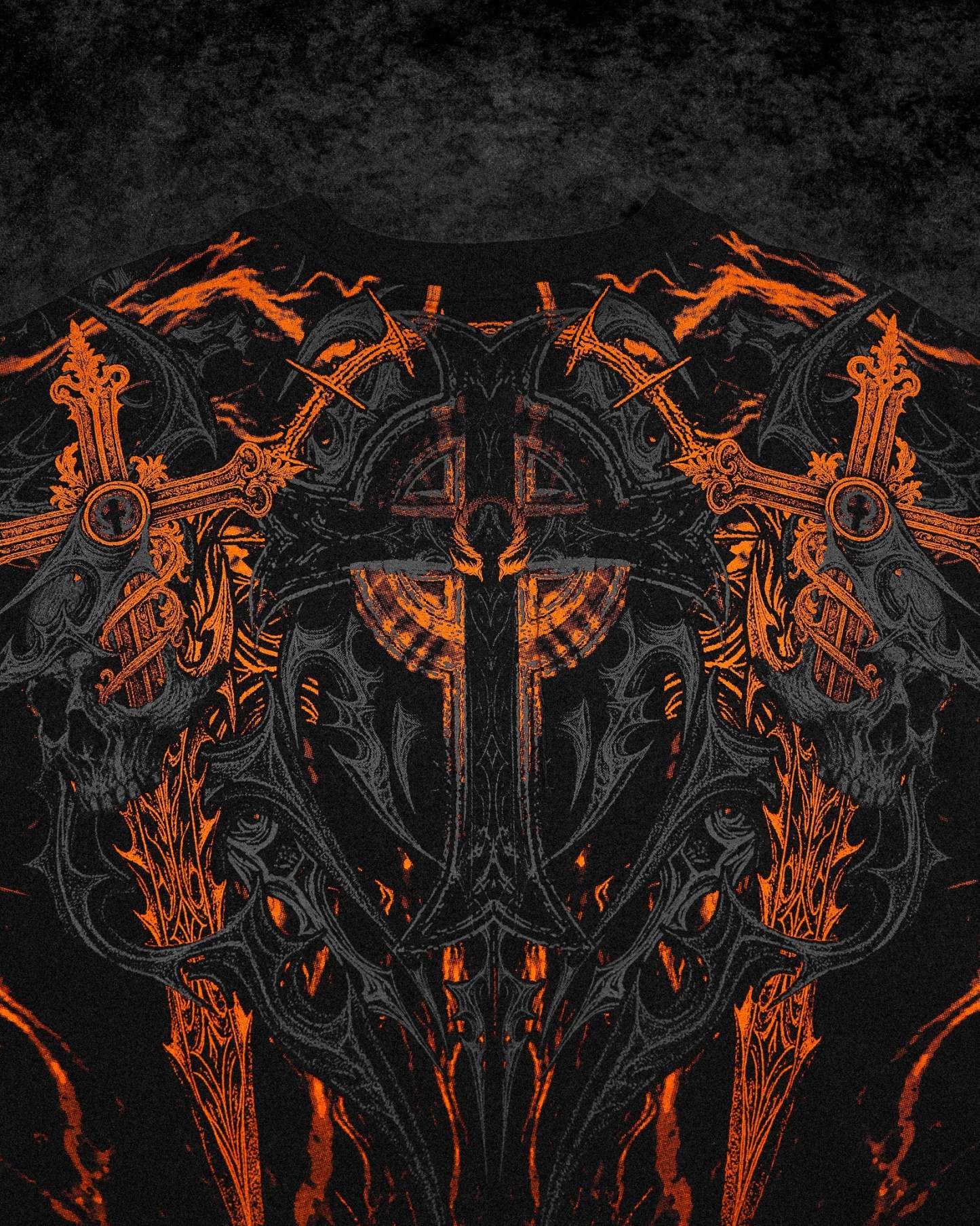Resurrection Oversized T-shirt [SCORCH]-Coordom