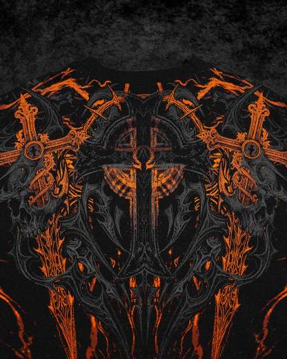 Resurrection Oversized T-shirt [SCORCH]-Coordom