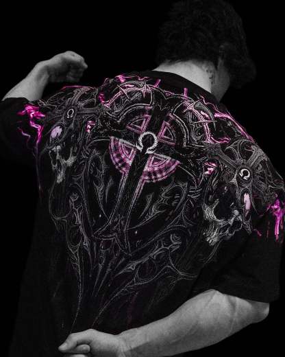 Resurrection Oversized T-shirt [BLOSSOM PINK]-Coordom