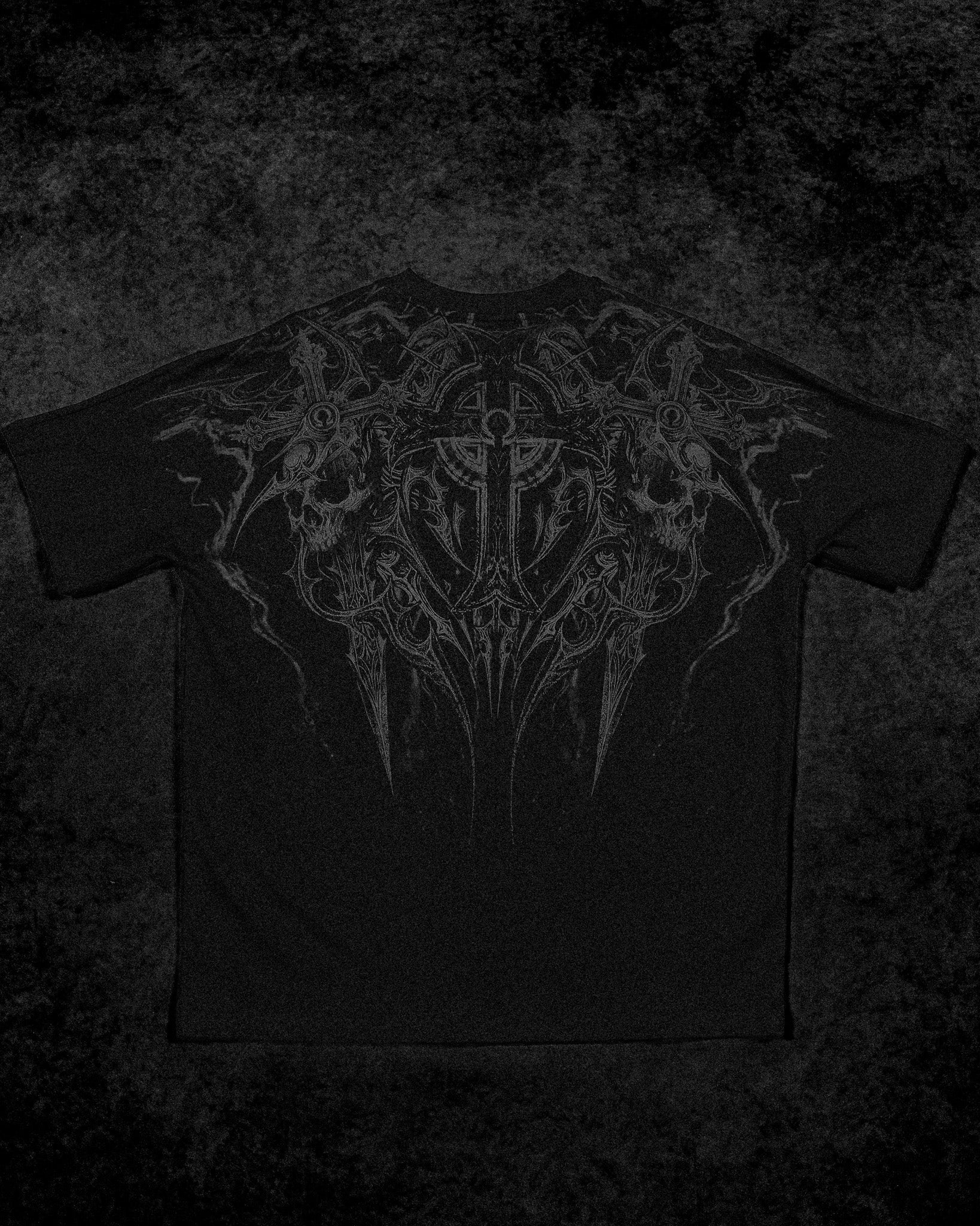Resurrection Oversized T-shirt [DARKNESS]-Coordom