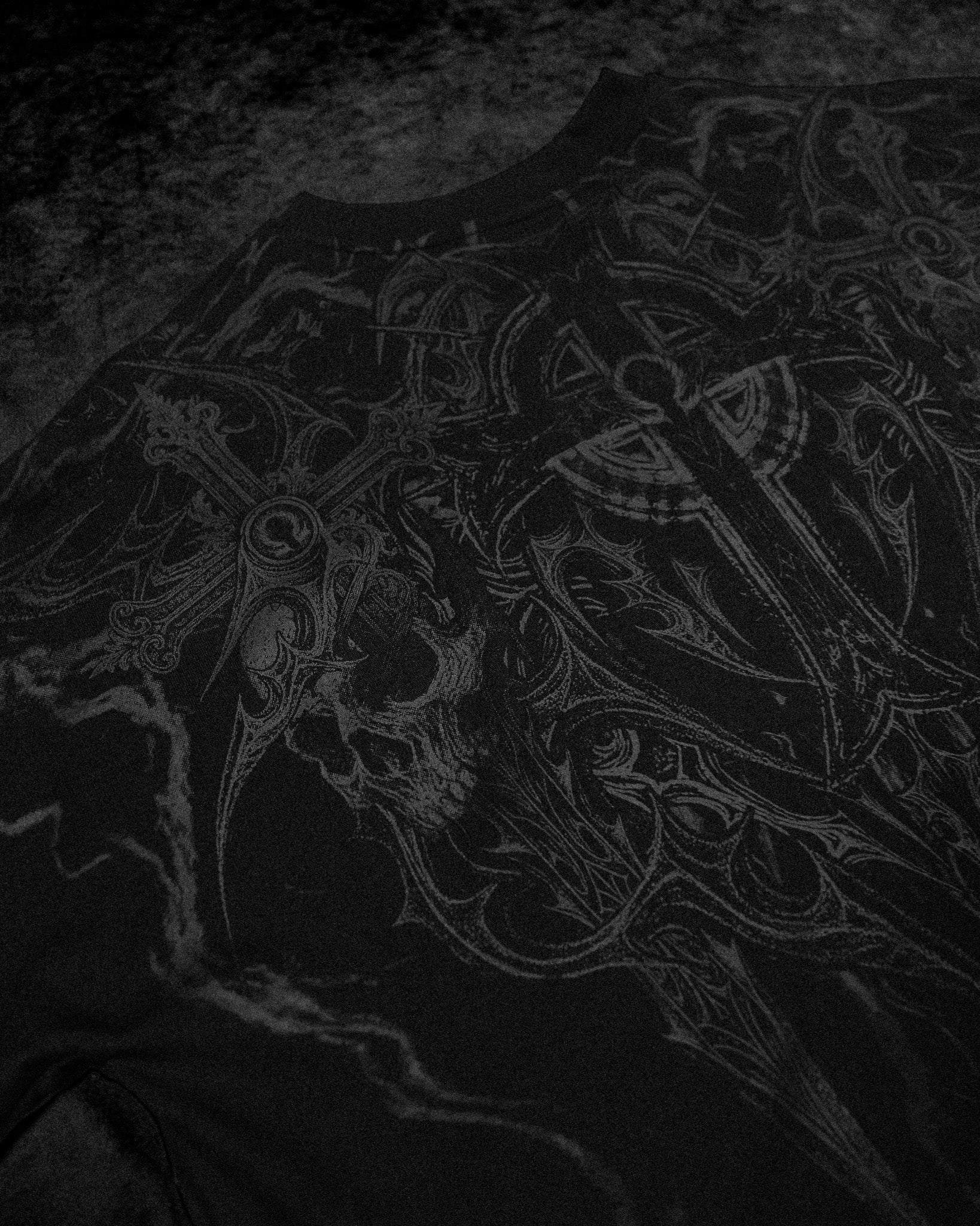 Resurrection Oversized T-shirt [DARKNESS]-Coordom