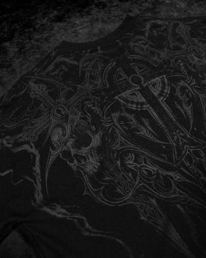 Resurrection Oversized T-shirt [DARKNESS]-Coordom