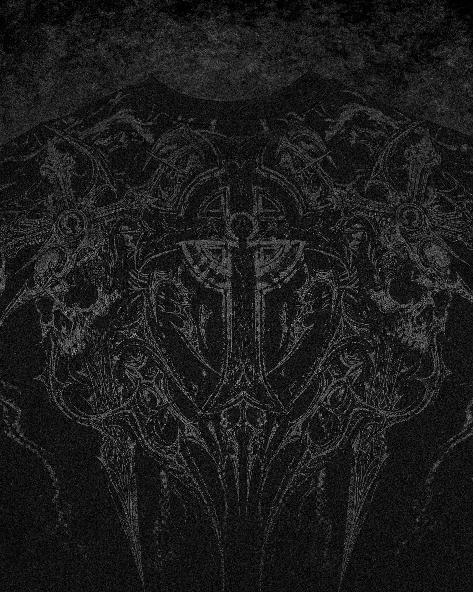 Resurrection Oversized T-shirt [DARKNESS]-Coordom