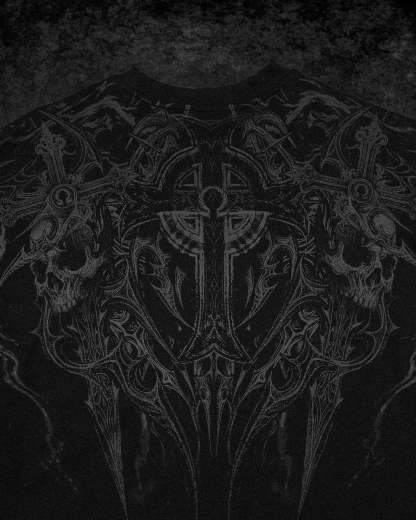 Resurrection Oversized T-shirt [DARKNESS]-Coordom