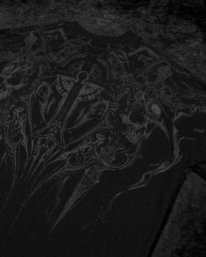 Resurrection Oversized T-shirt [DARKNESS]-Coordom