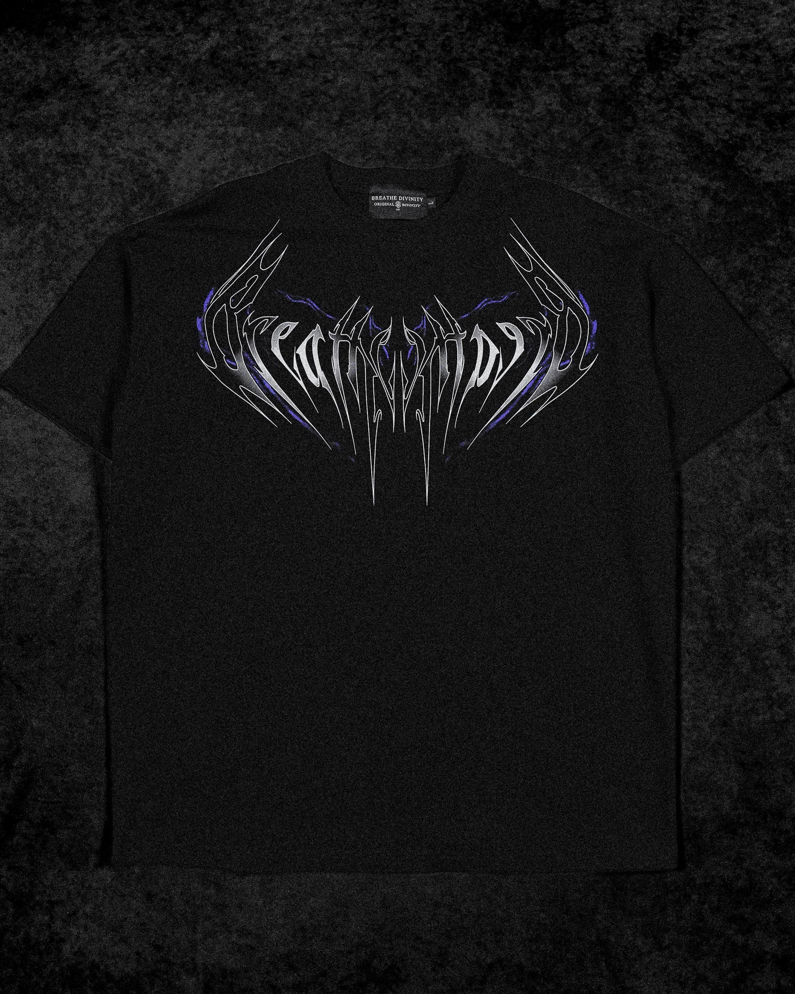 Resurrection Oversized T-shirt [HOLLOW PURPLE]-Coordom