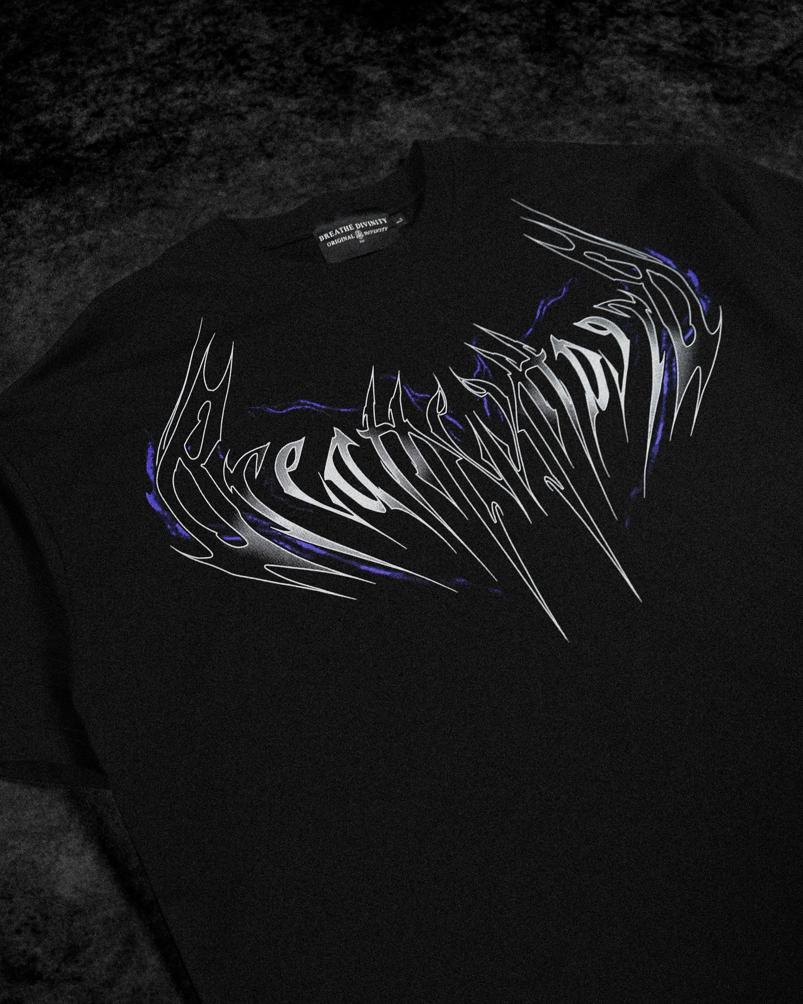 Resurrection Oversized T-shirt [HOLLOW PURPLE]-Coordom