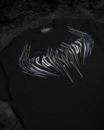 Resurrection Oversized T-shirt [HOLLOW PURPLE]-Coordom