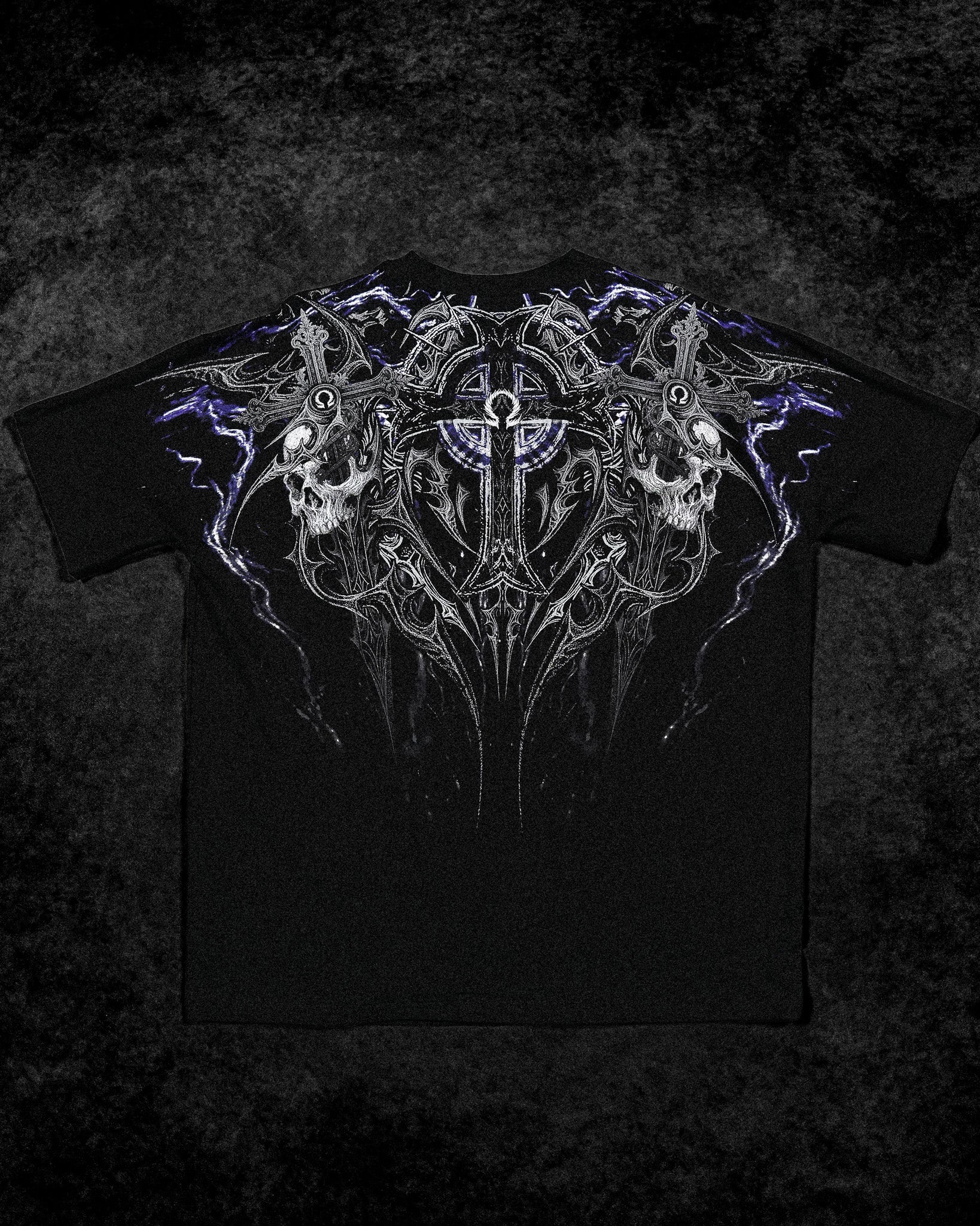 Resurrection Oversized T-shirt [HOLLOW PURPLE]-Coordom