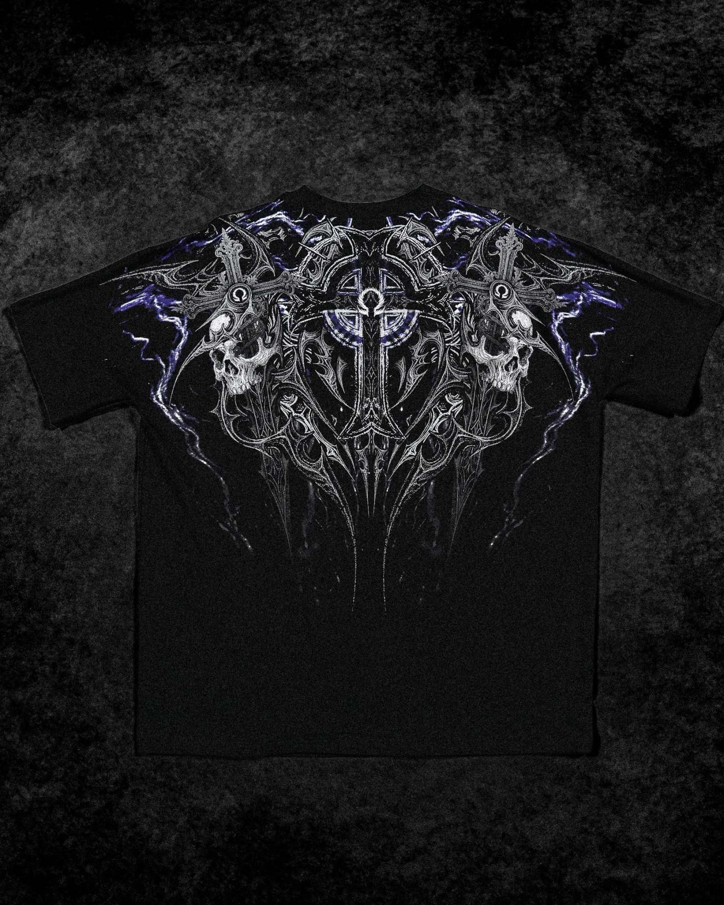 Resurrection Oversized T-shirt [HOLLOW PURPLE]-Coordom
