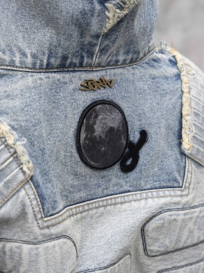 "DRAGON" Denim Hoodie-Coordom