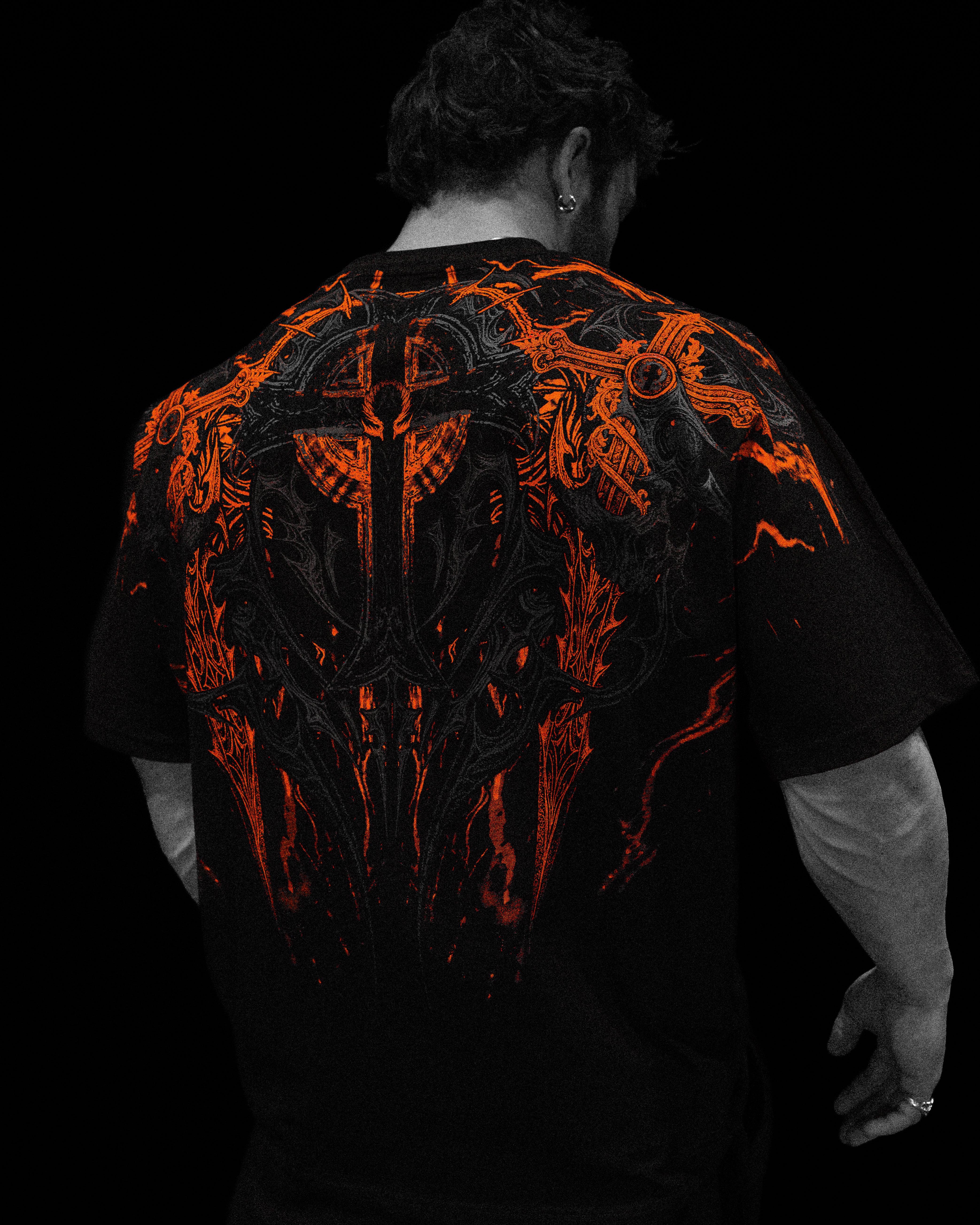 Resurrection Oversized T-shirt [SCORCH]-Coordom