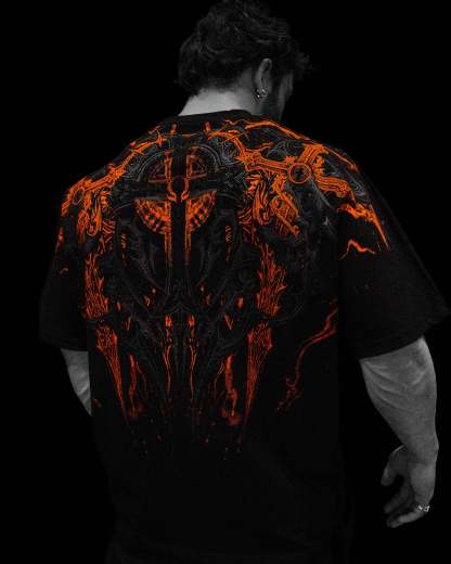 Resurrection Oversized T-shirt [SCORCH]-Coordom