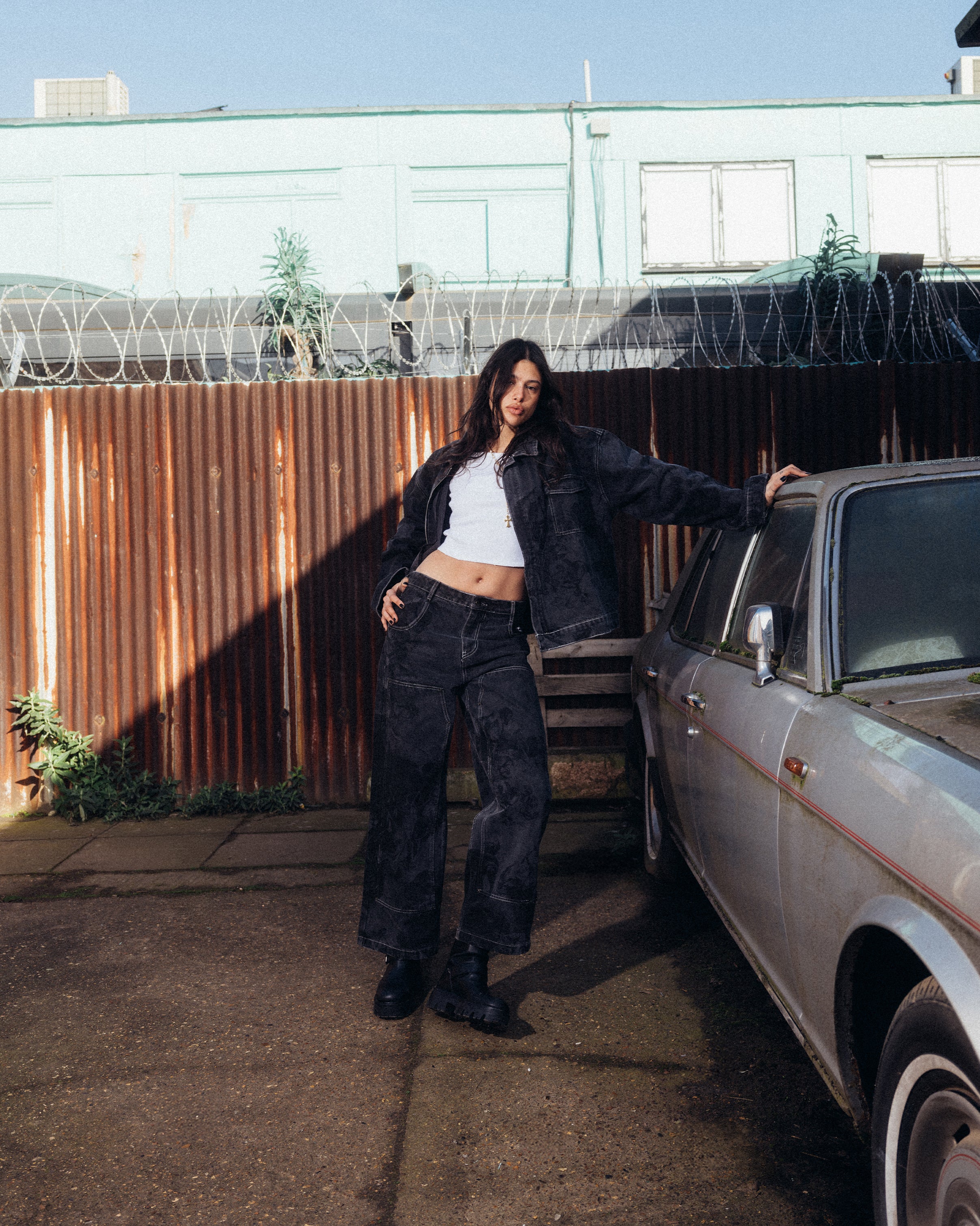 RENAISSANCE JEANS WASHED BLACK-Coordom