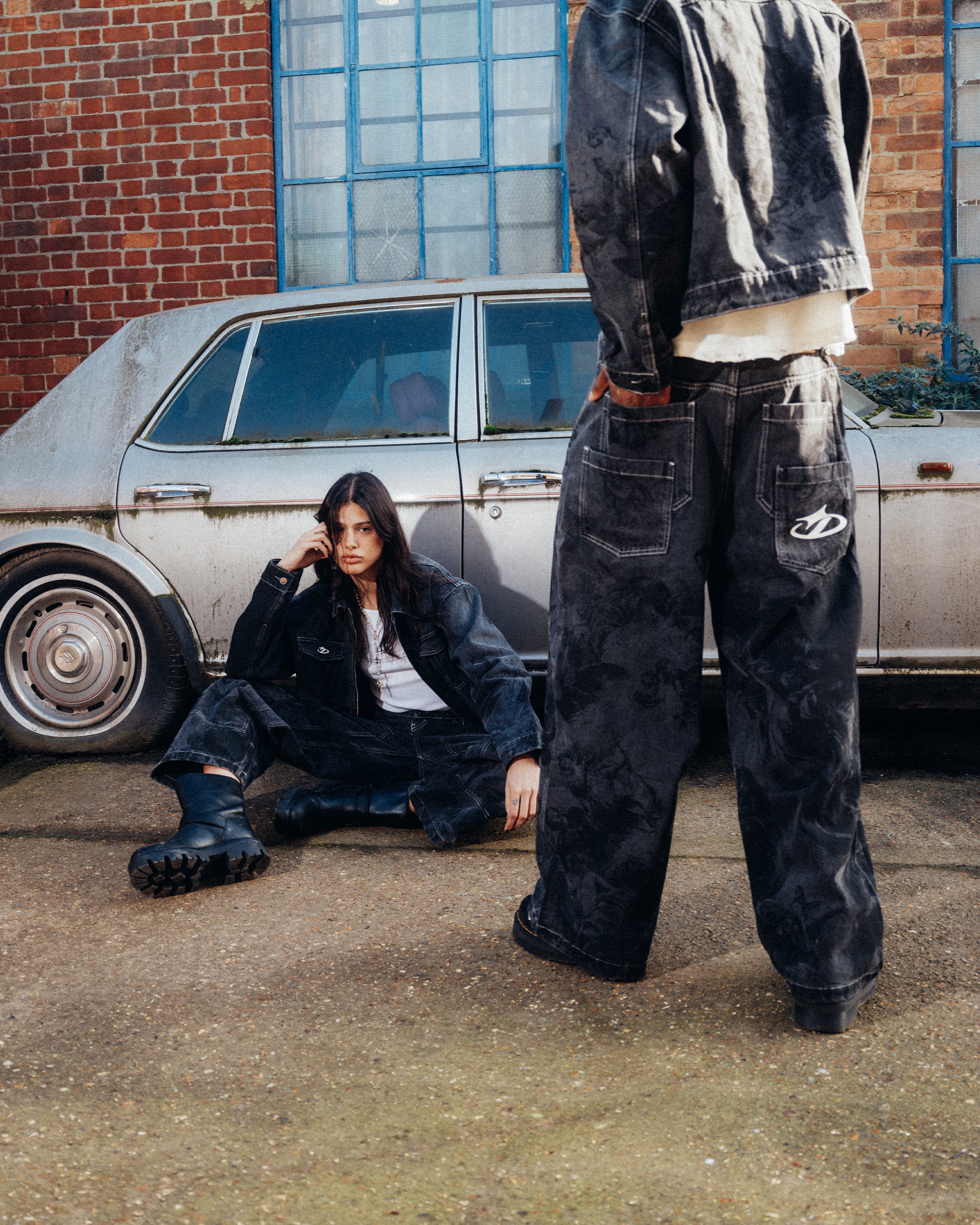 RENAISSANCE JEANS WASHED BLACK-Coordom