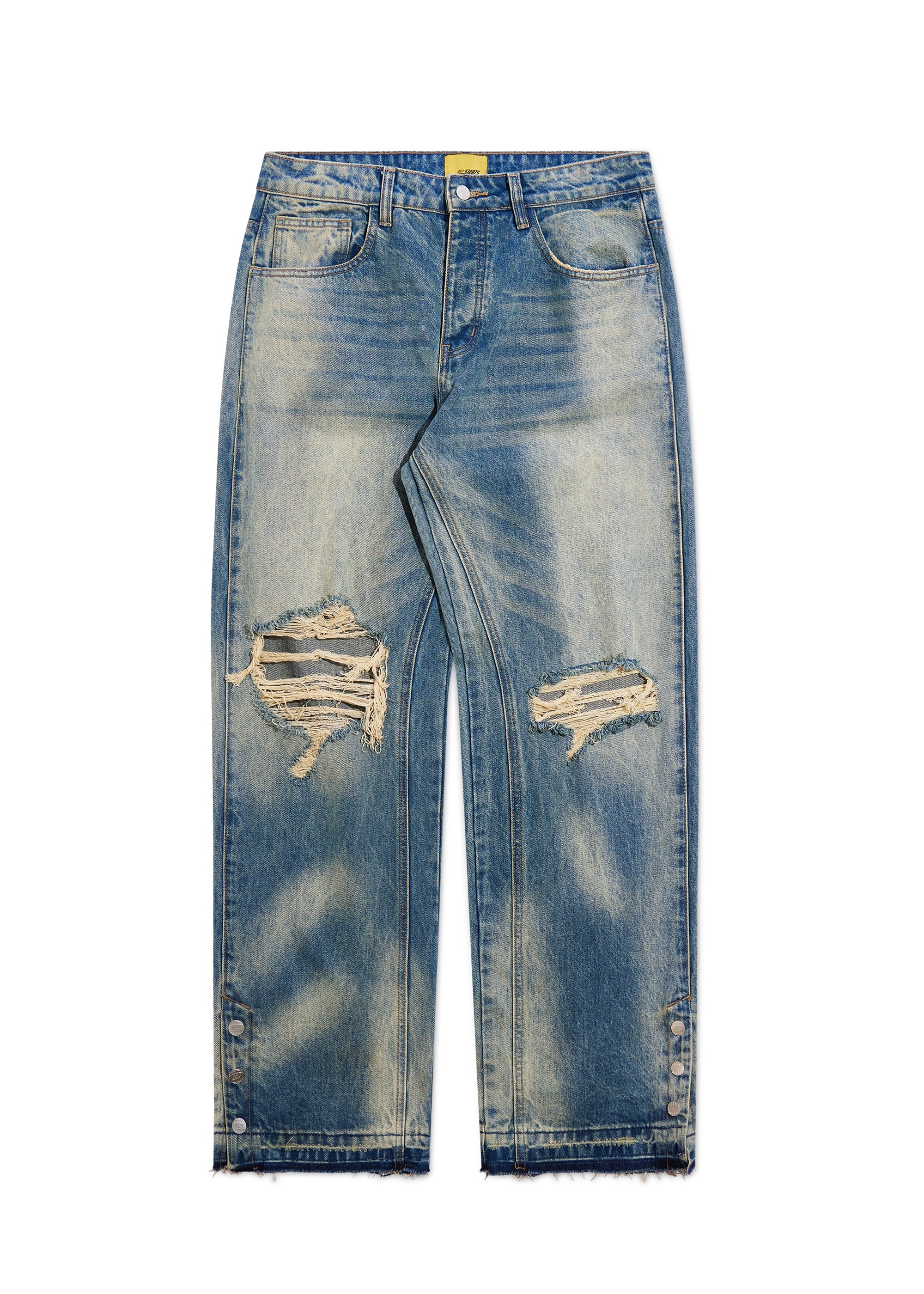 Diet Denim - Distressed Washed Indigo-Coordom