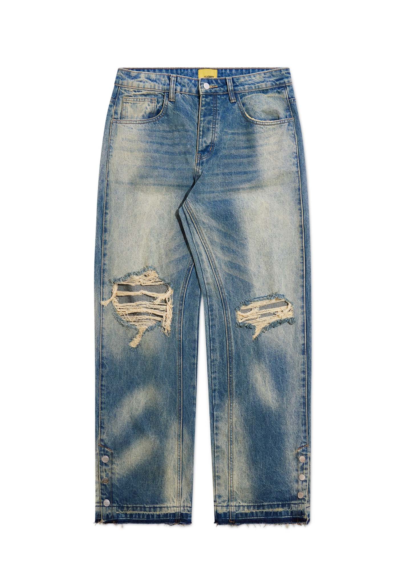 Diet Denim - Distressed Washed Indigo-Coordom