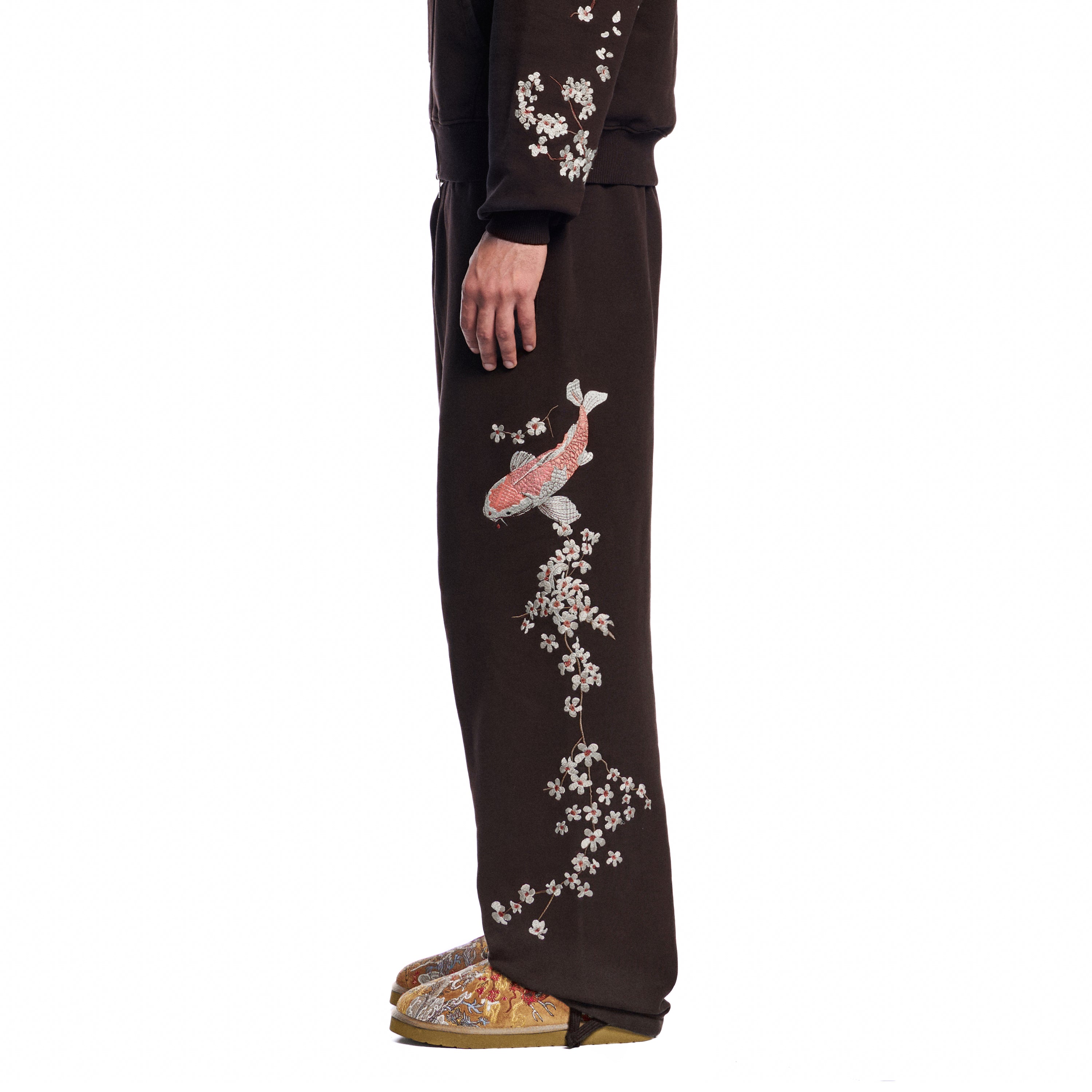 "yakuza v3" Sweatpants brown-Coordom