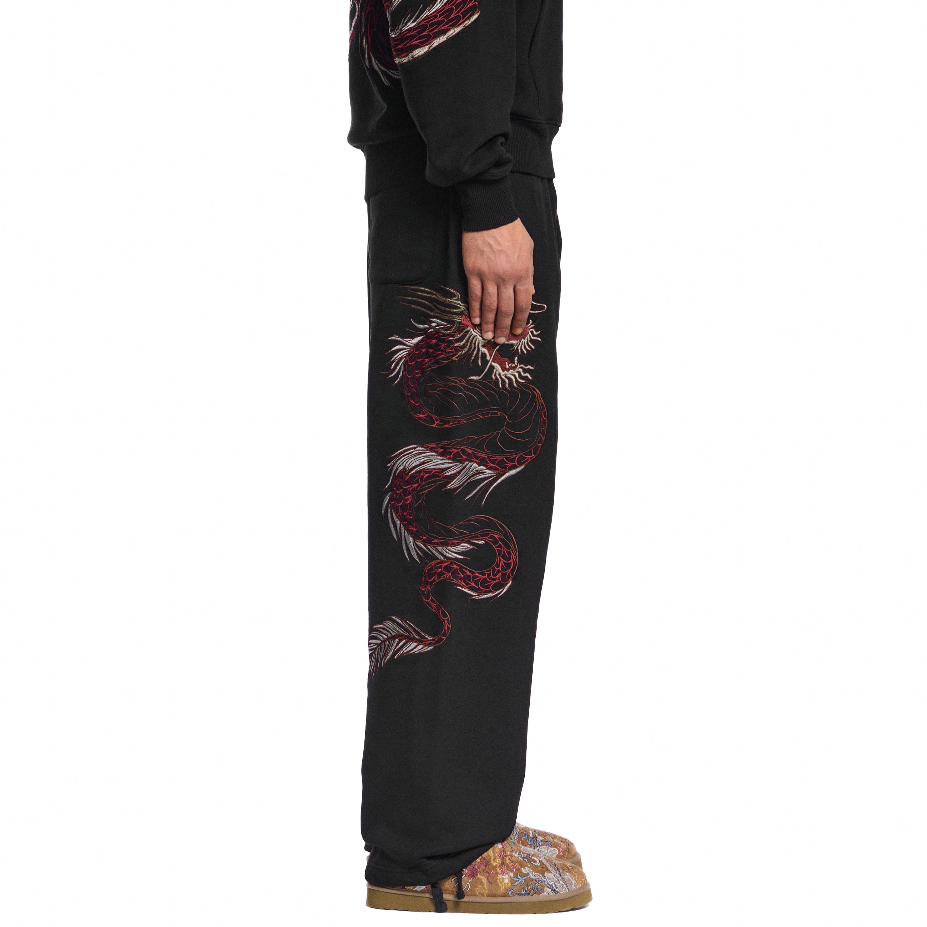 "yakuza v3" Sweatpants black 02-Coordom
