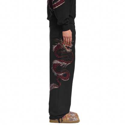"yakuza v3" Sweatpants black 02-Coordom