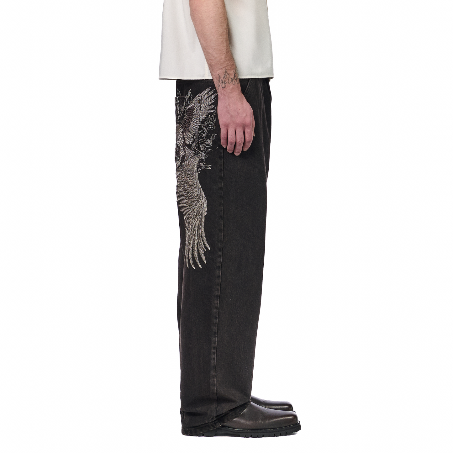 "hellboy" brown washed Denim 01-Coordom