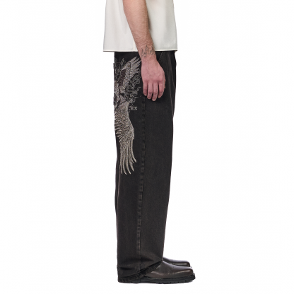 "hellboy" brown washed Denim 01-Coordom