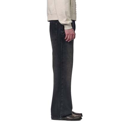 "hellboy" brown washed bootcut Denim-Coordom