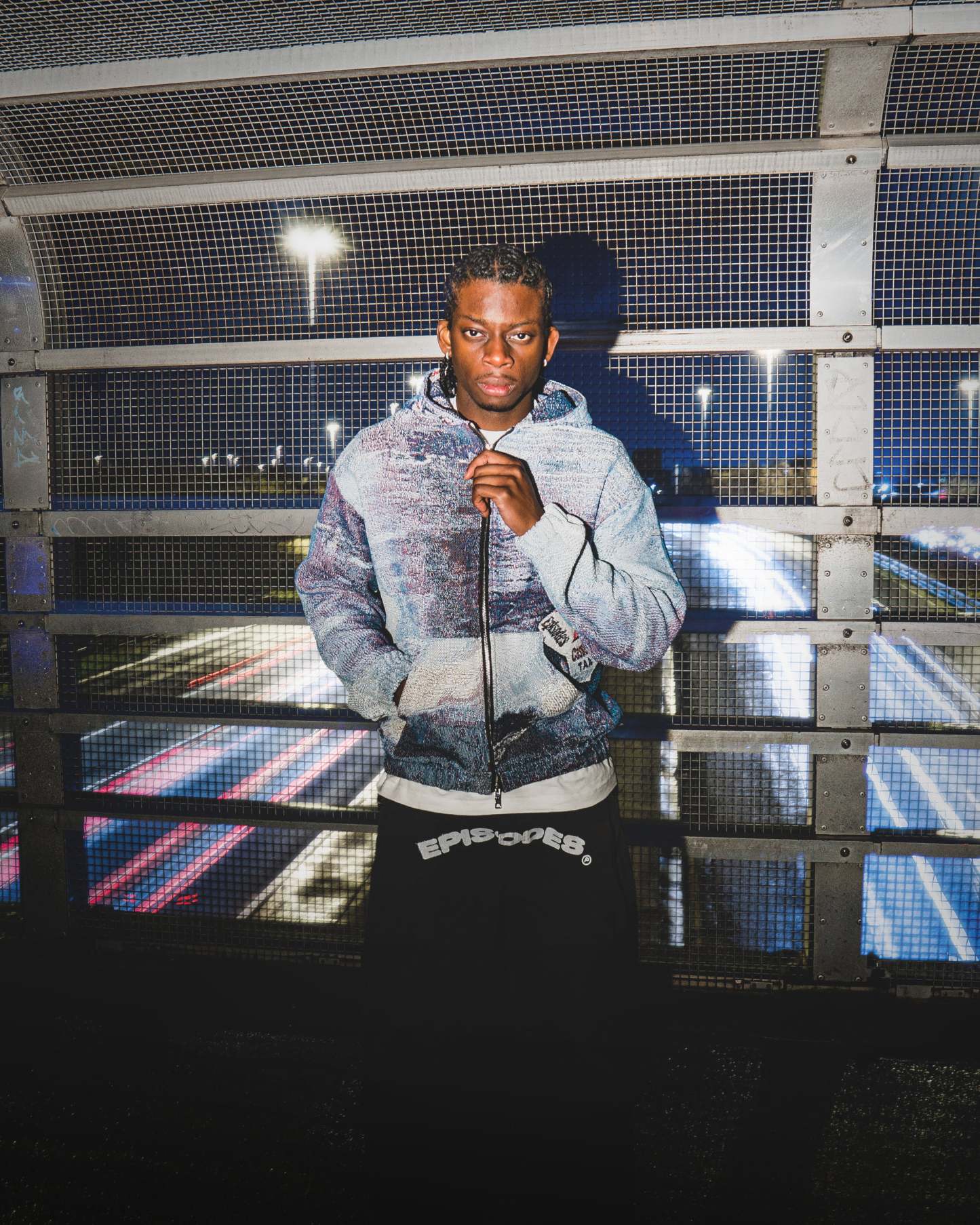 Tapestry Zip-Up Hoodie | Vintage Streetwear Oversized Casual Jacket-Coordom