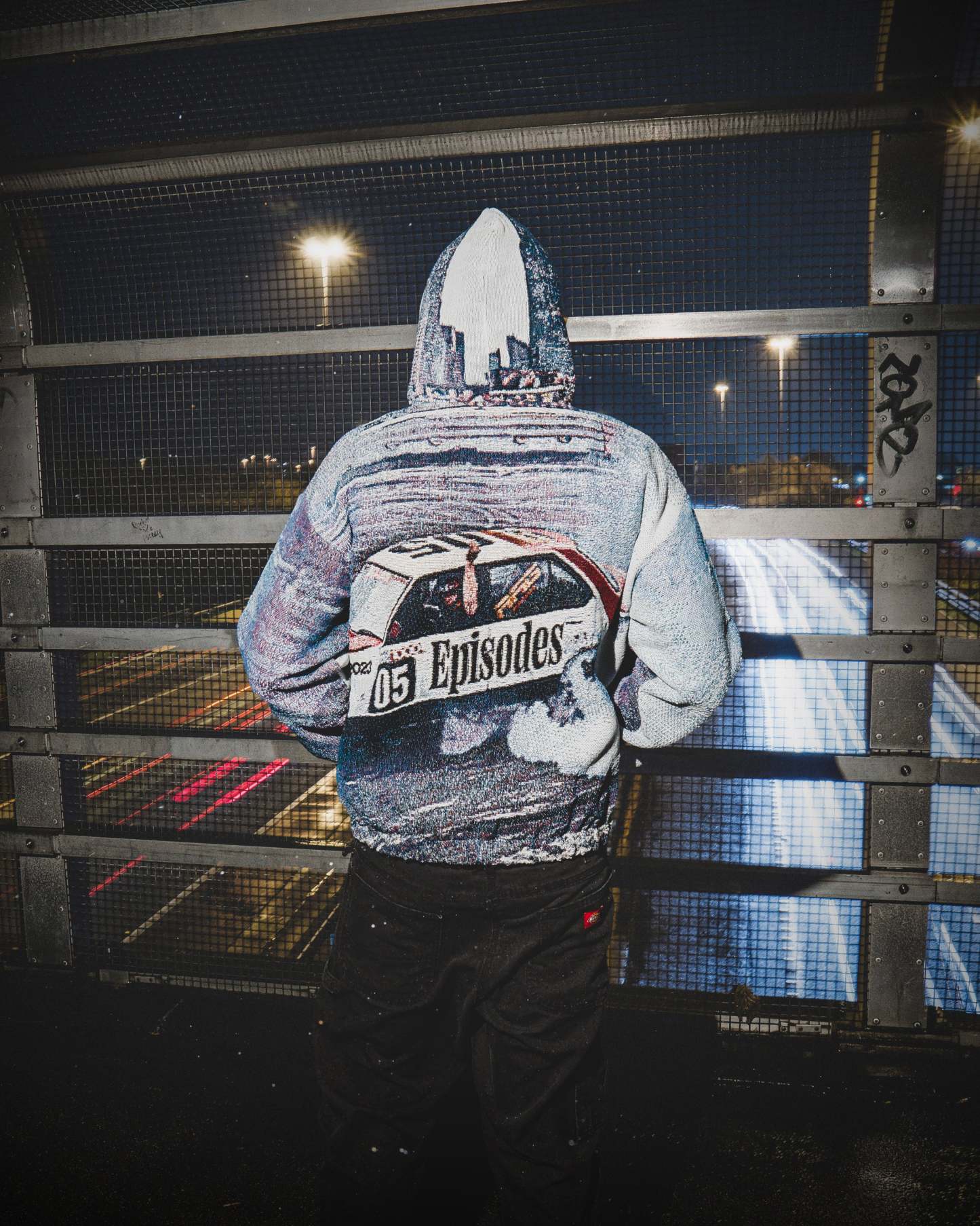 Tapestry Zip-Up Hoodie | Vintage Streetwear Oversized Casual Jacket-Coordom