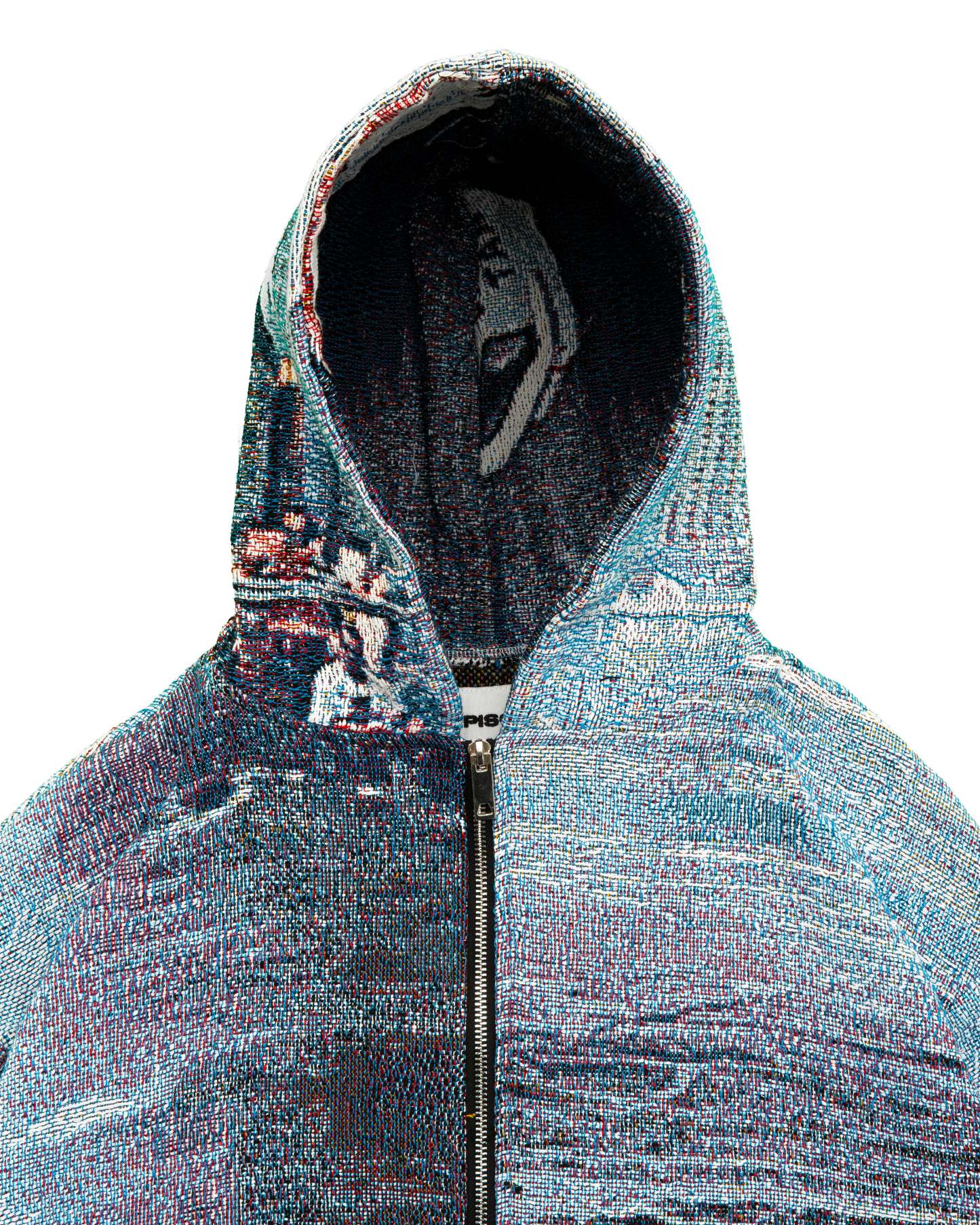 Tapestry Zip-Up Hoodie | Vintage Streetwear Oversized Casual Jacket-Coordom