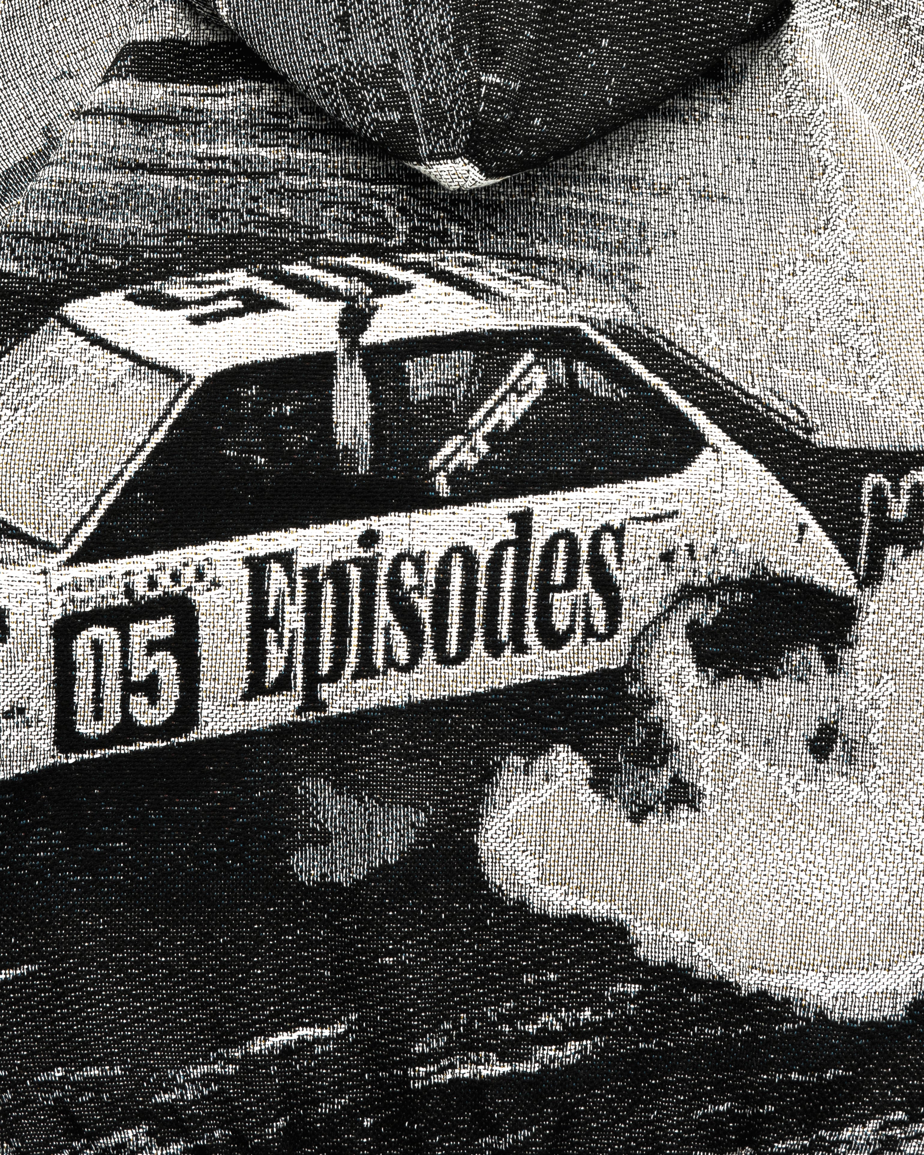 Tapestry Zip-Up Hoodie (MONO) | Vintage Streetwear Oversized Jacket-Coordom