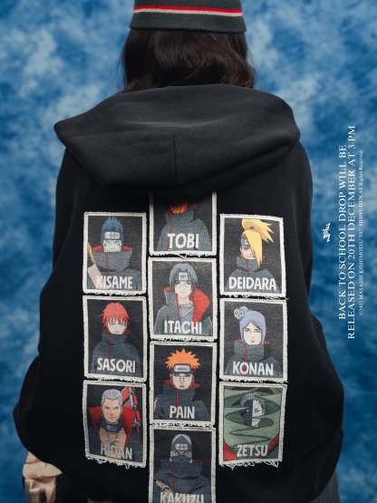 WANTED AKATSUKI ZIPPER-Coordom