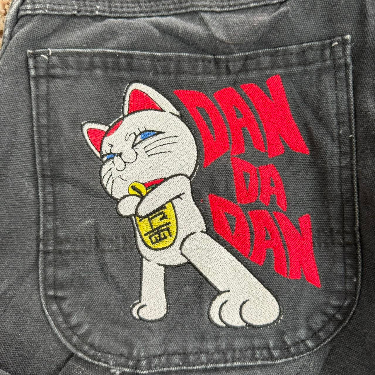 (33X32) DanDaDan Dickies embroidered jeans-Coordom