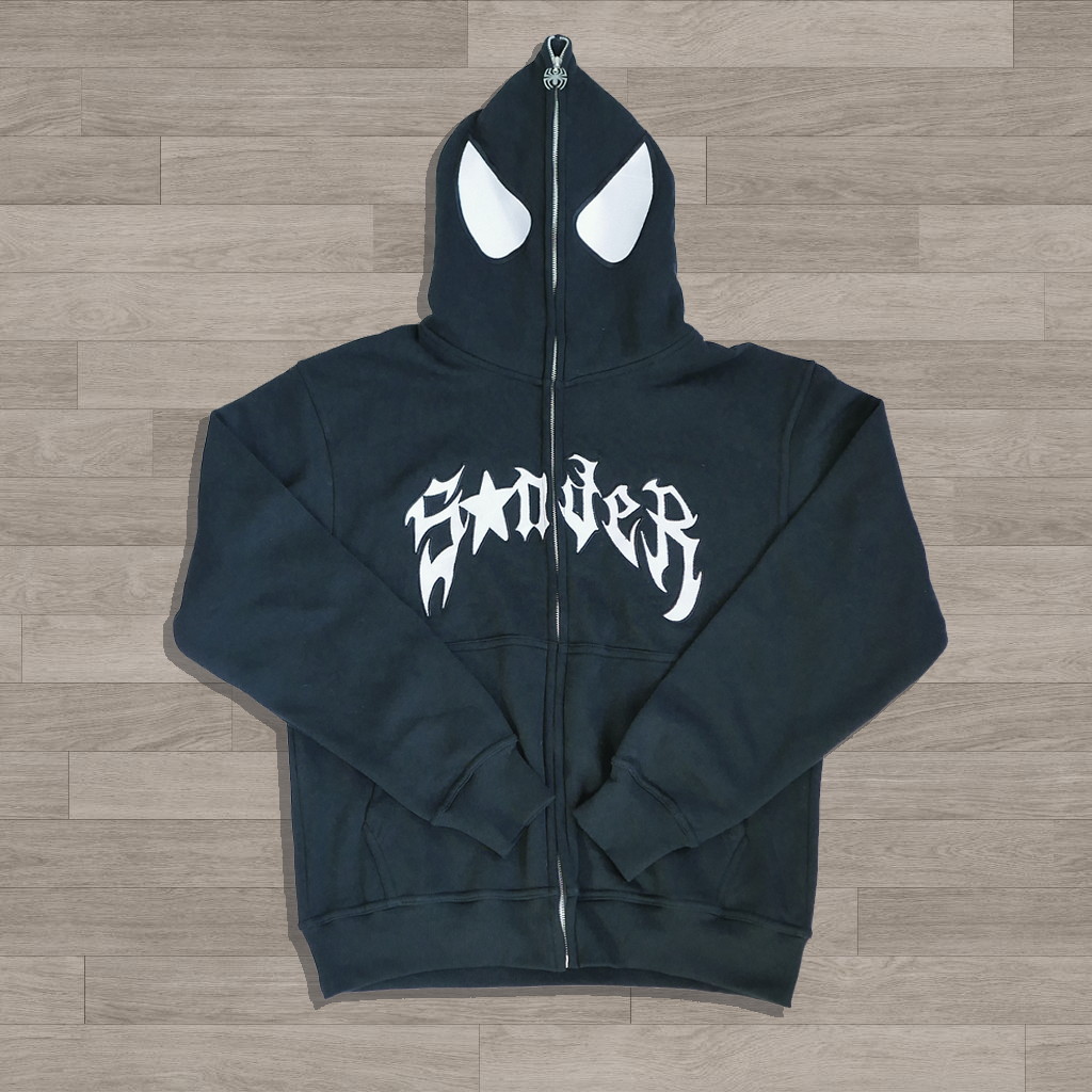 Spider Full-Zip in Black-Coordom