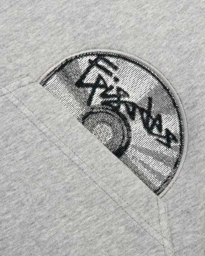 Disc Hoodie Grey [630GSM]|Streetwear Oversized Vintage Casual Wear-Coordom