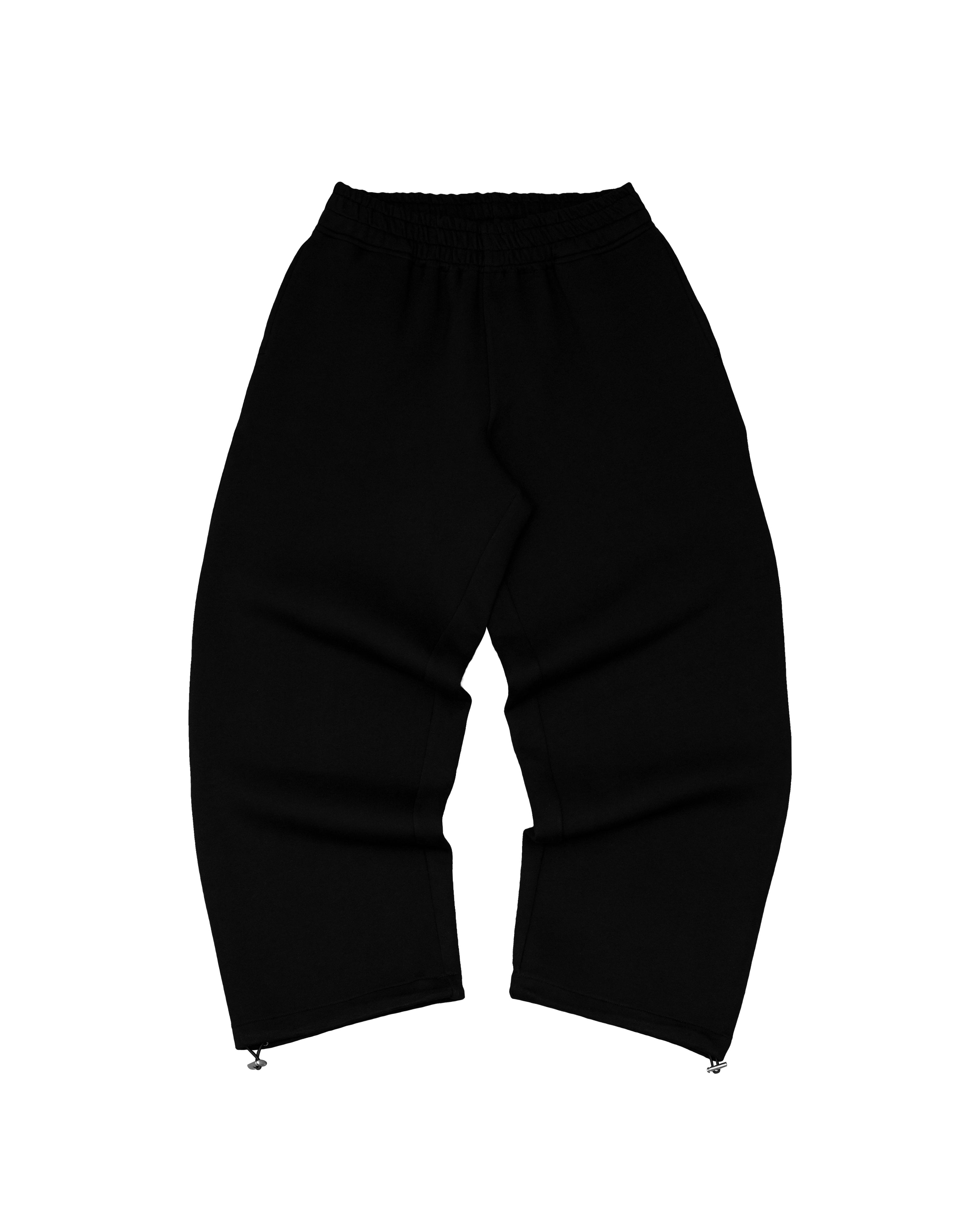 Disc Baggy Joggers Black [630GSM]-Coordom