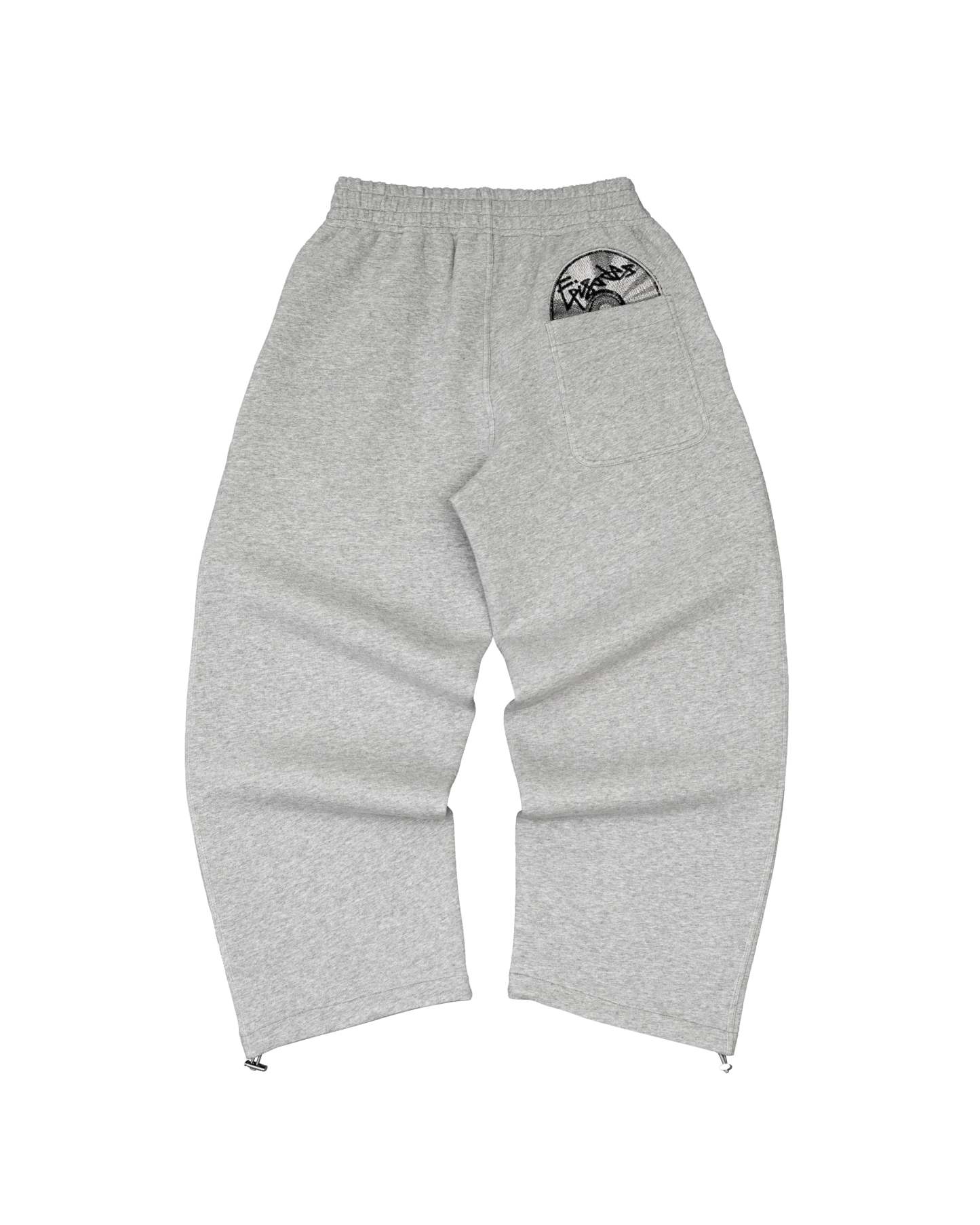 Disc Baggy Joggers Grey [630GSM]-Coordom