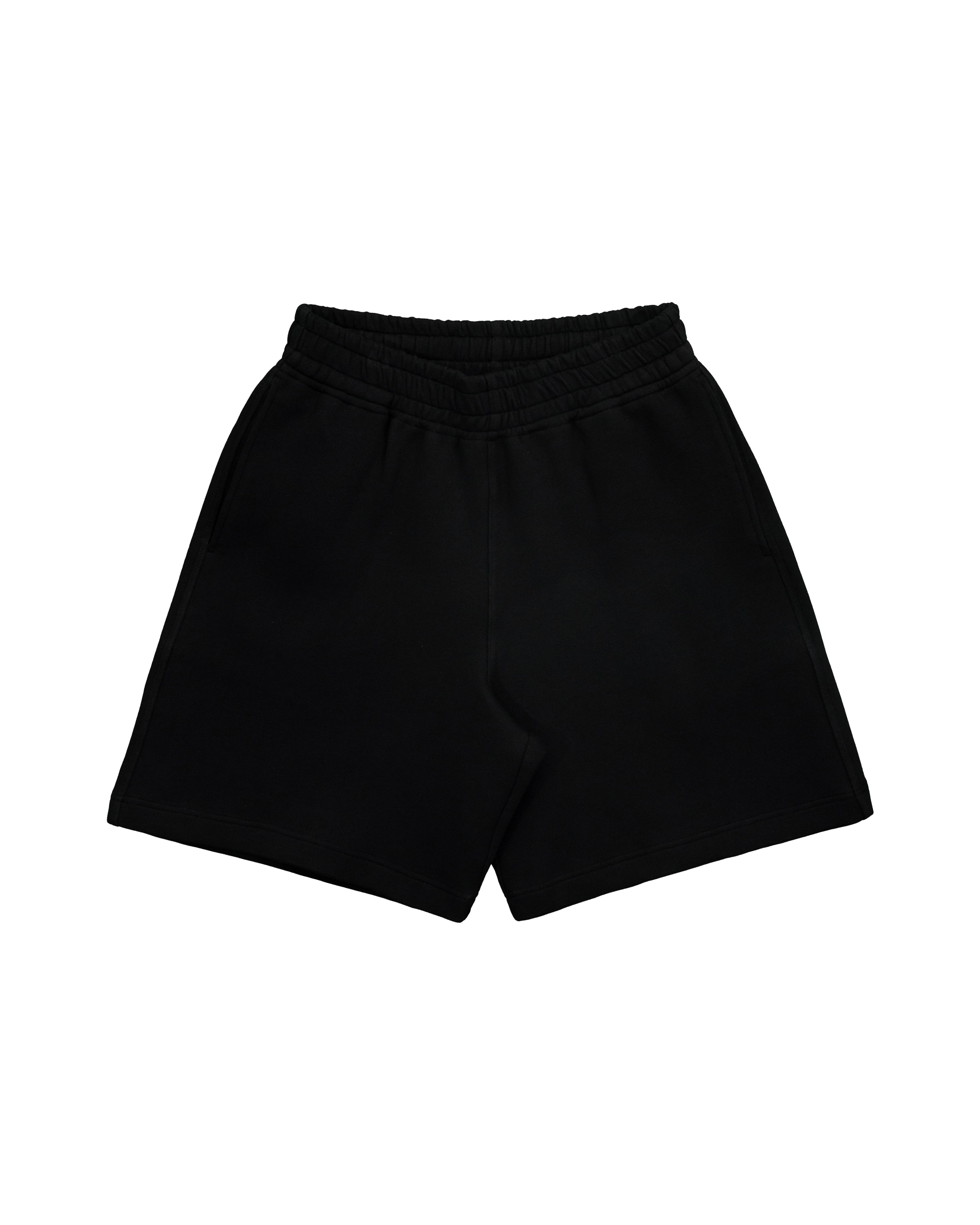 Disc Baggy Shorts Black [630GSM]-Coordom