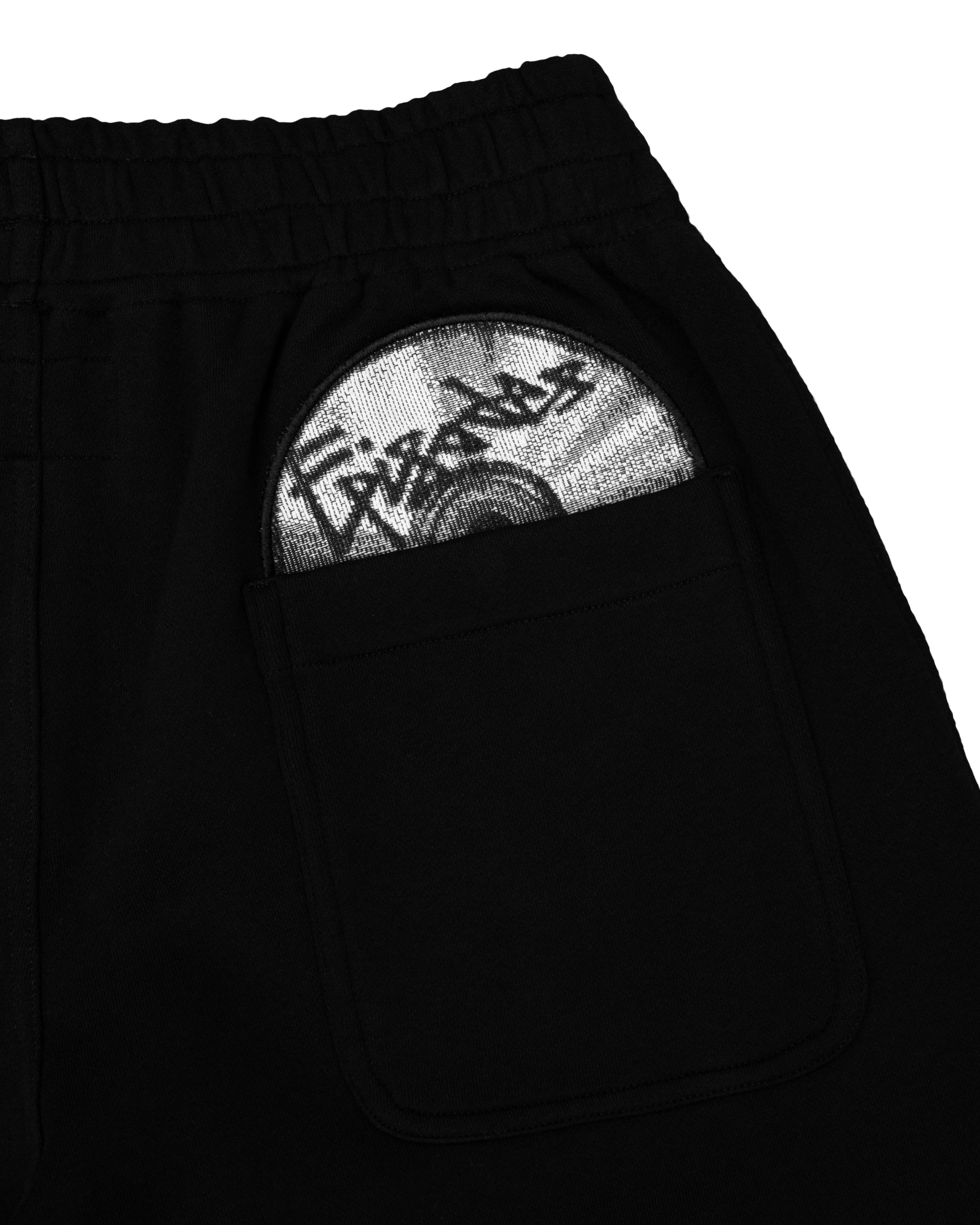 Disc Baggy Shorts Black [630GSM]-Coordom