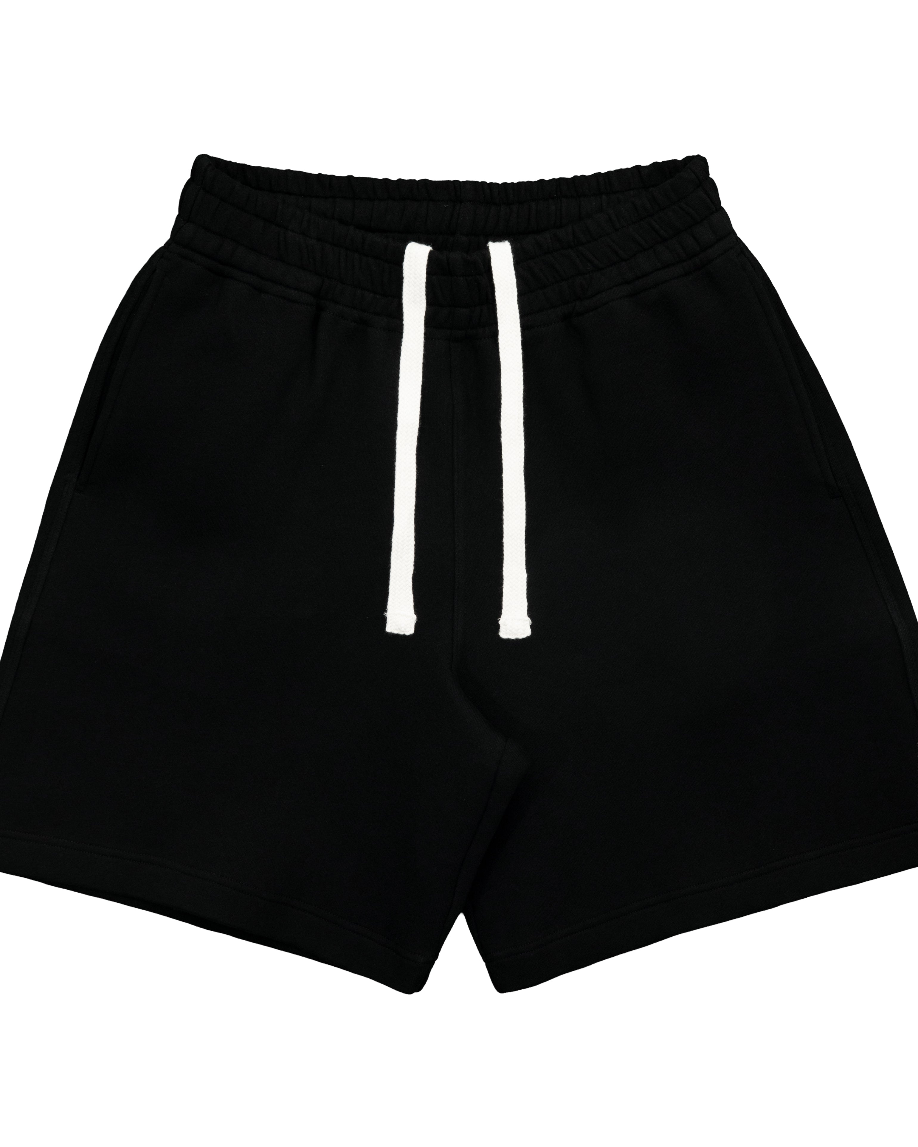 Disc Baggy Shorts Black [630GSM]-Coordom