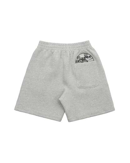 Disc Baggy Shorts Grey [630GSM]-Coordom