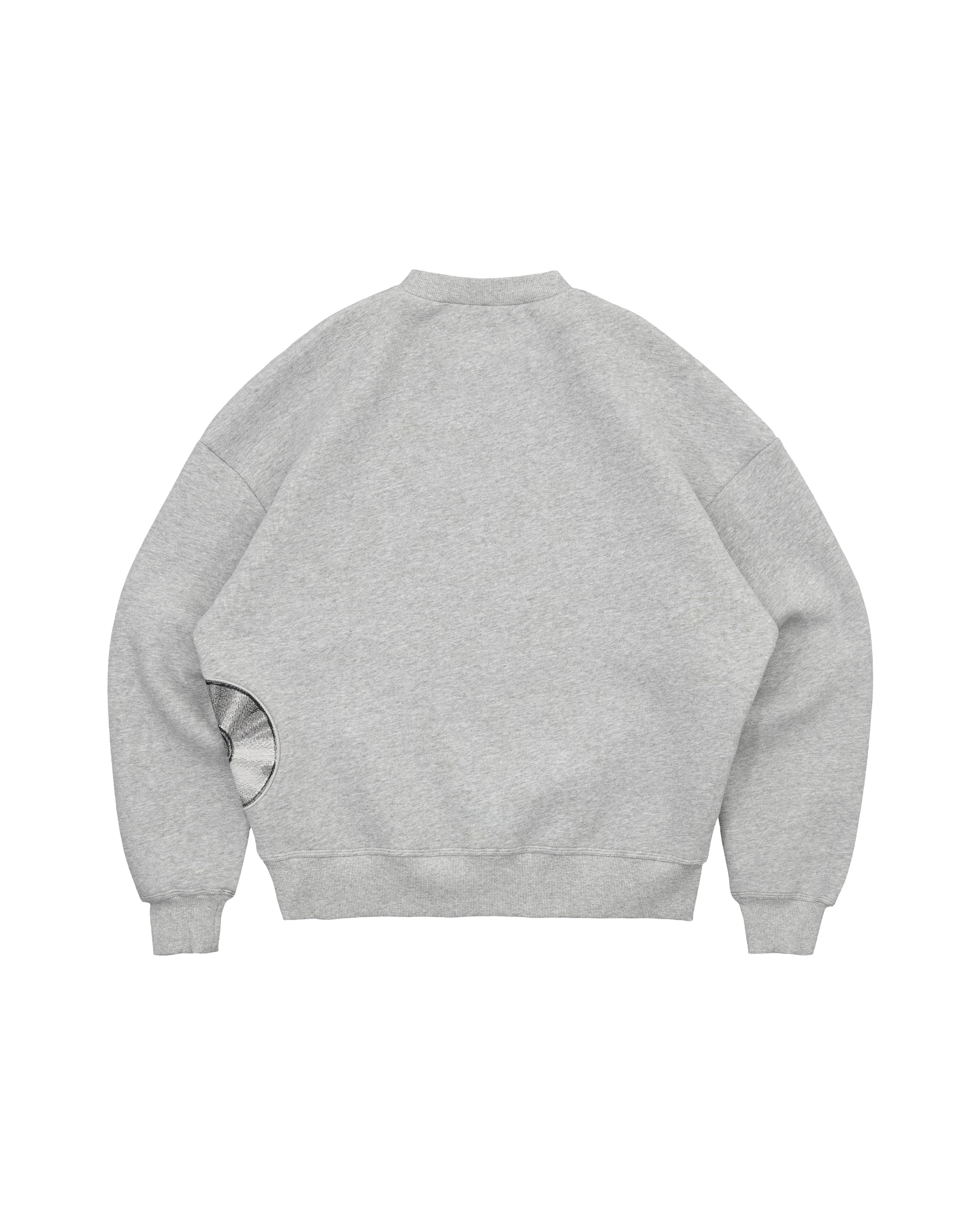 Disc Sweatshirt Grey [630GSM]-Coordom