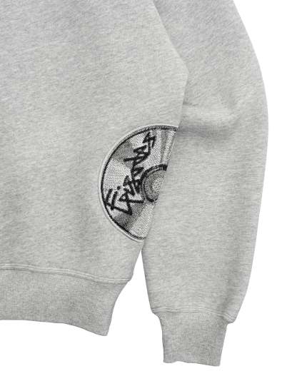 Disc Sweatshirt Grey [630GSM]-Coordom