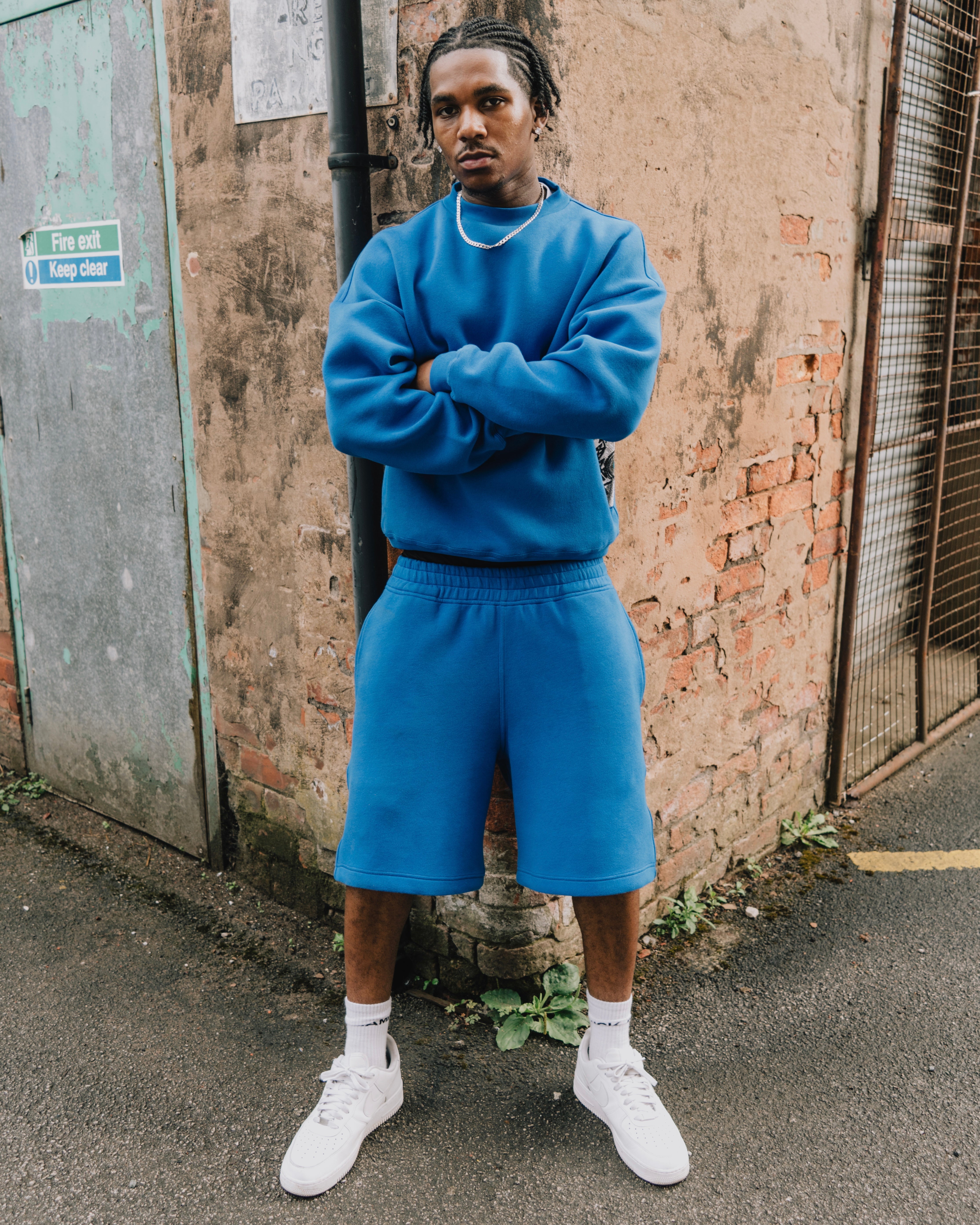 DISC BAGGY SHORTS COBALT [630GSM]-Coordom
