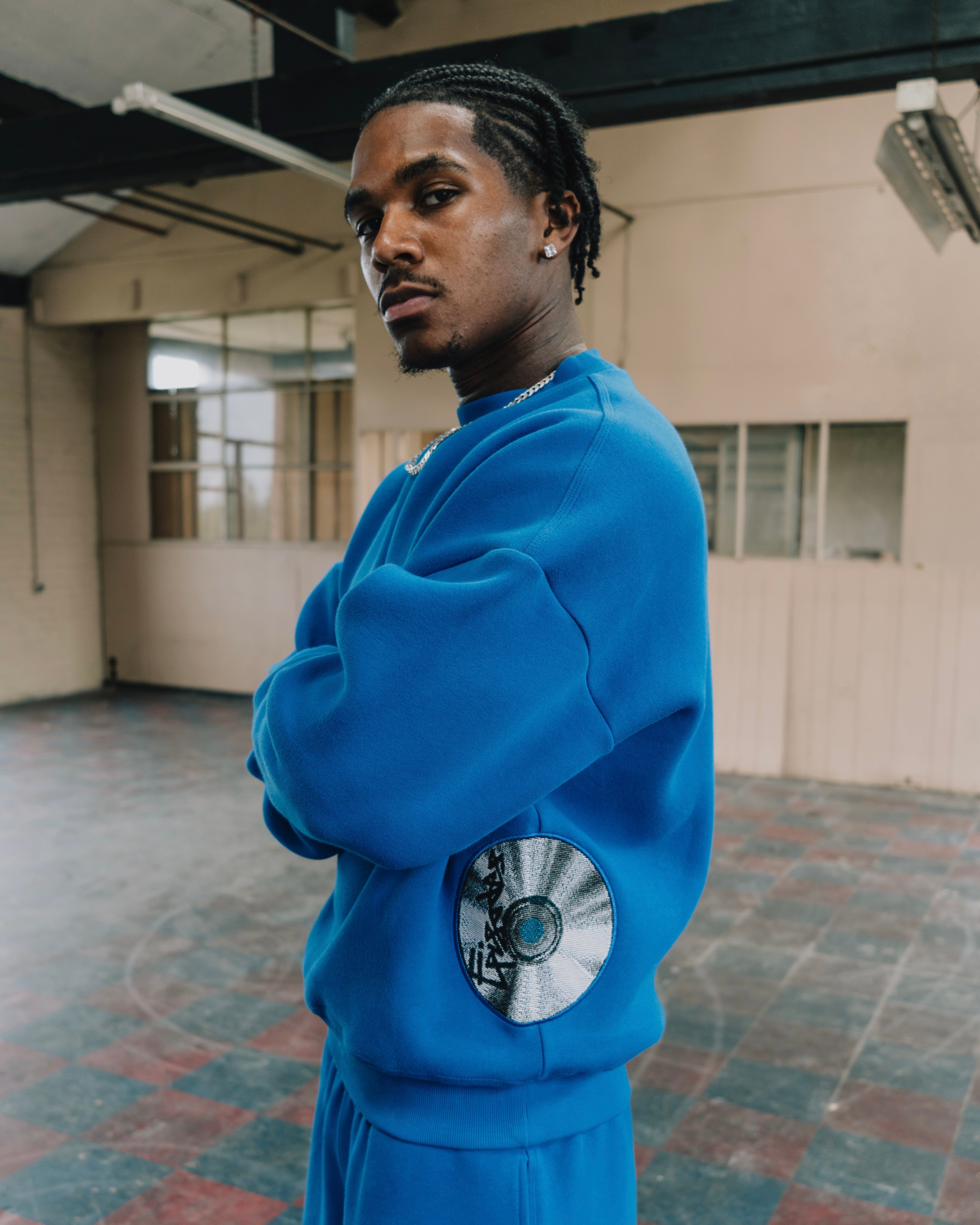DISC SWEATSHIRT COBALT [630GSM]-Coordom