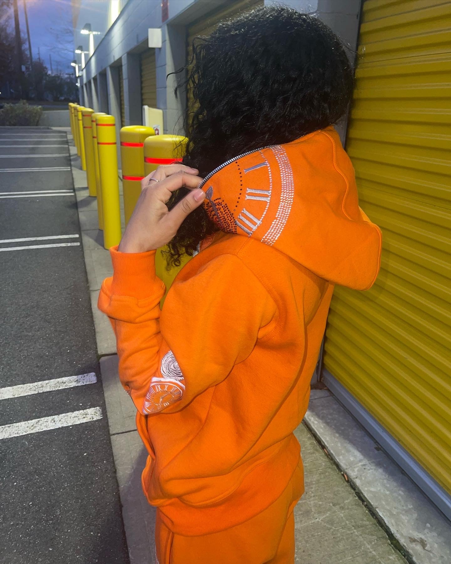 Orange Full Zip-Coordom
