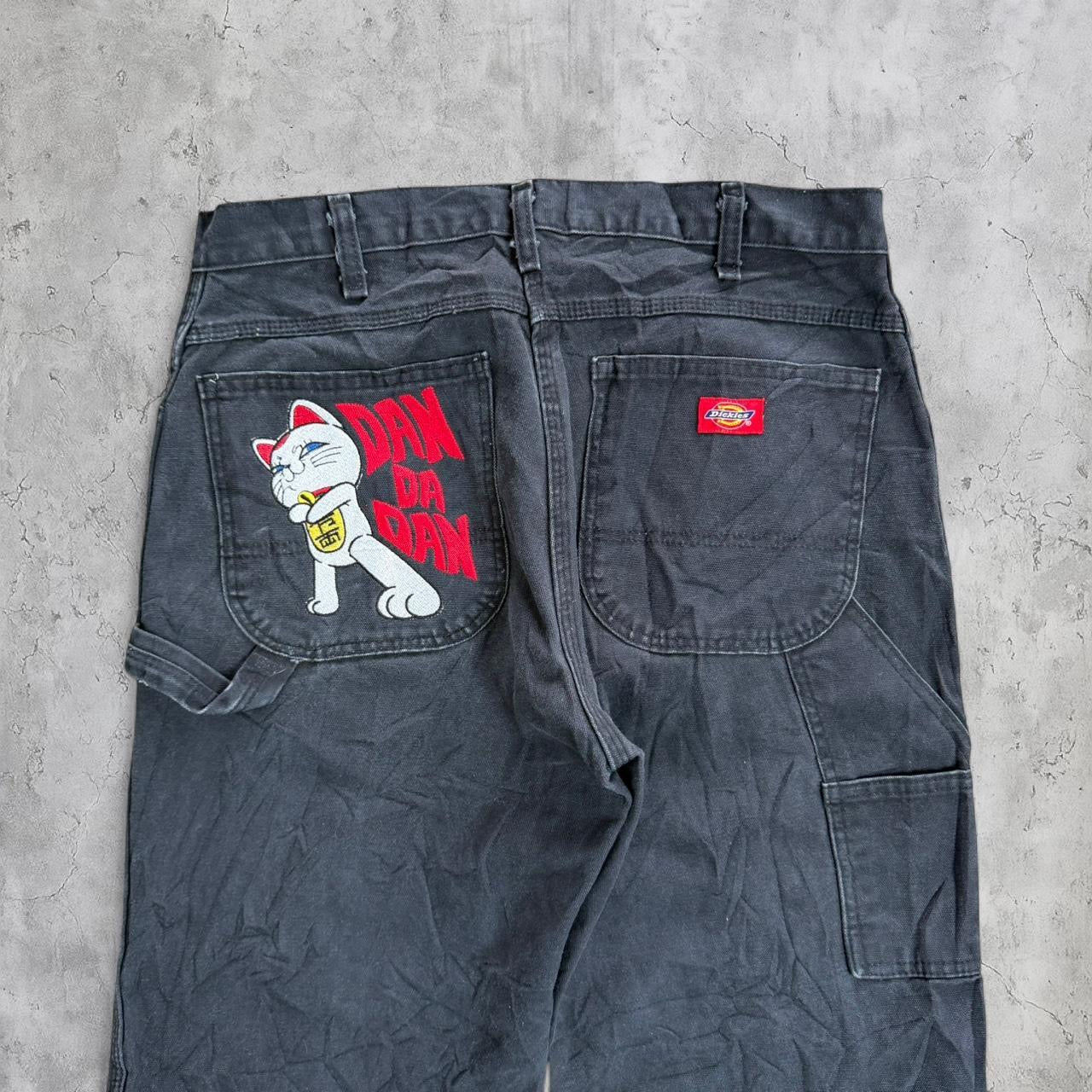 (33X32) DanDaDan Dickies embroidered jeans-Coordom