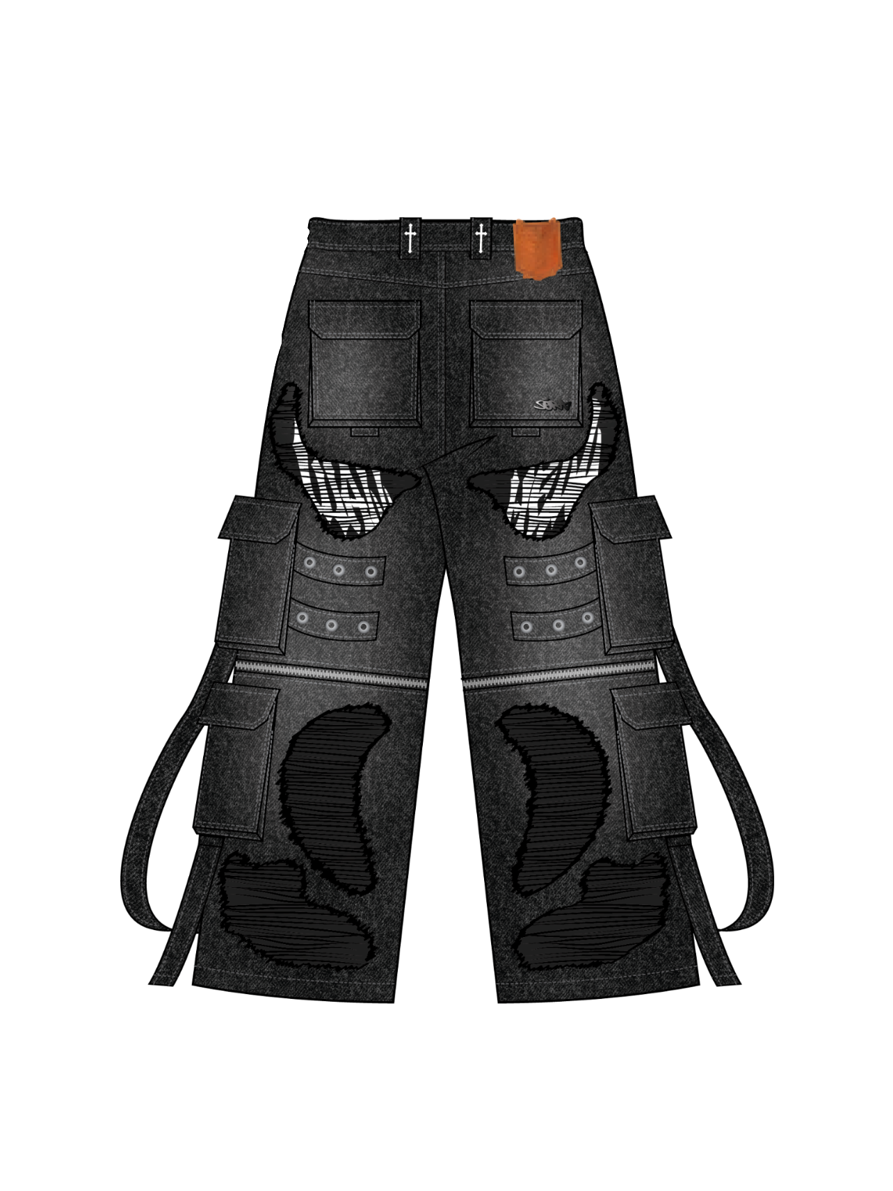 "Maria Wall" Cargo Pants-Coordom
